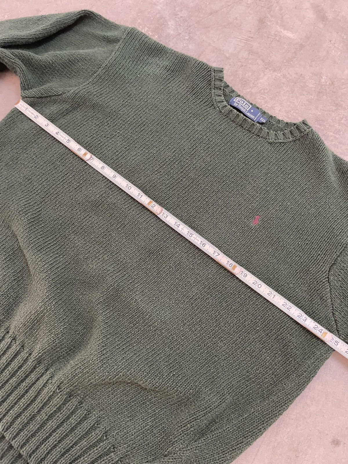Polo Ralph Lauren × Vintage RARE Polo Ralph Lauren Knitwear pullover green sweater Size US XXL / EU 58 / 5 - 8 Thumbnail