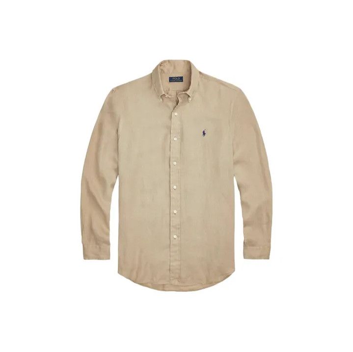 Polo Ralph Lauren Polo Ralph Lauren Pony Logo Linen Long Sleeve Shirt Size US M / EU 48-50 / 2 - 1 Thumbnail