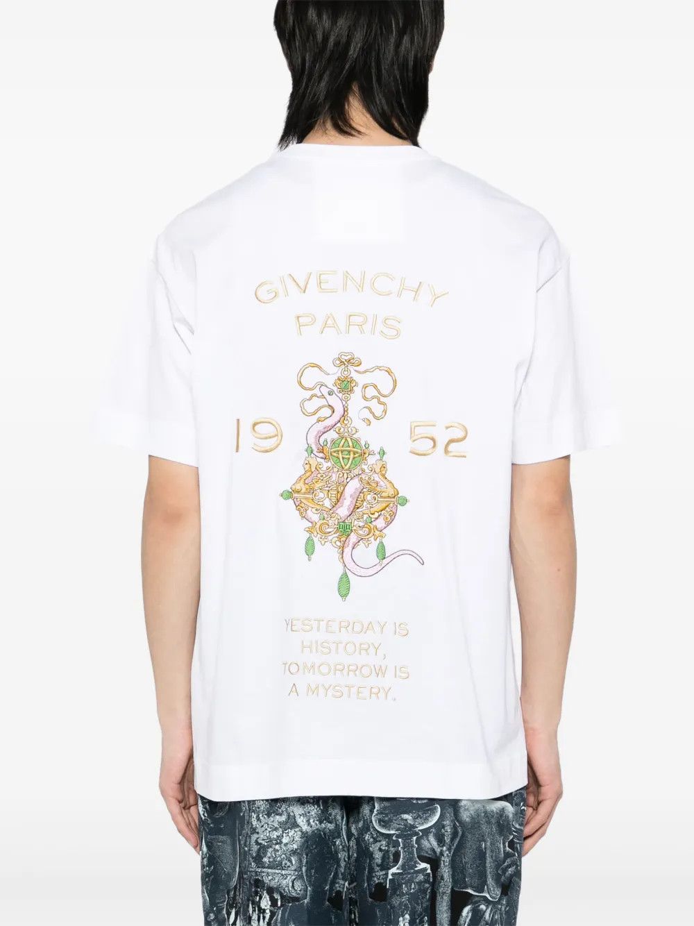 Givenchy o1mle0326 Regular Fit Tee Shirt in White Size US XXL / EU 58 / 5 - 3 Thumbnail