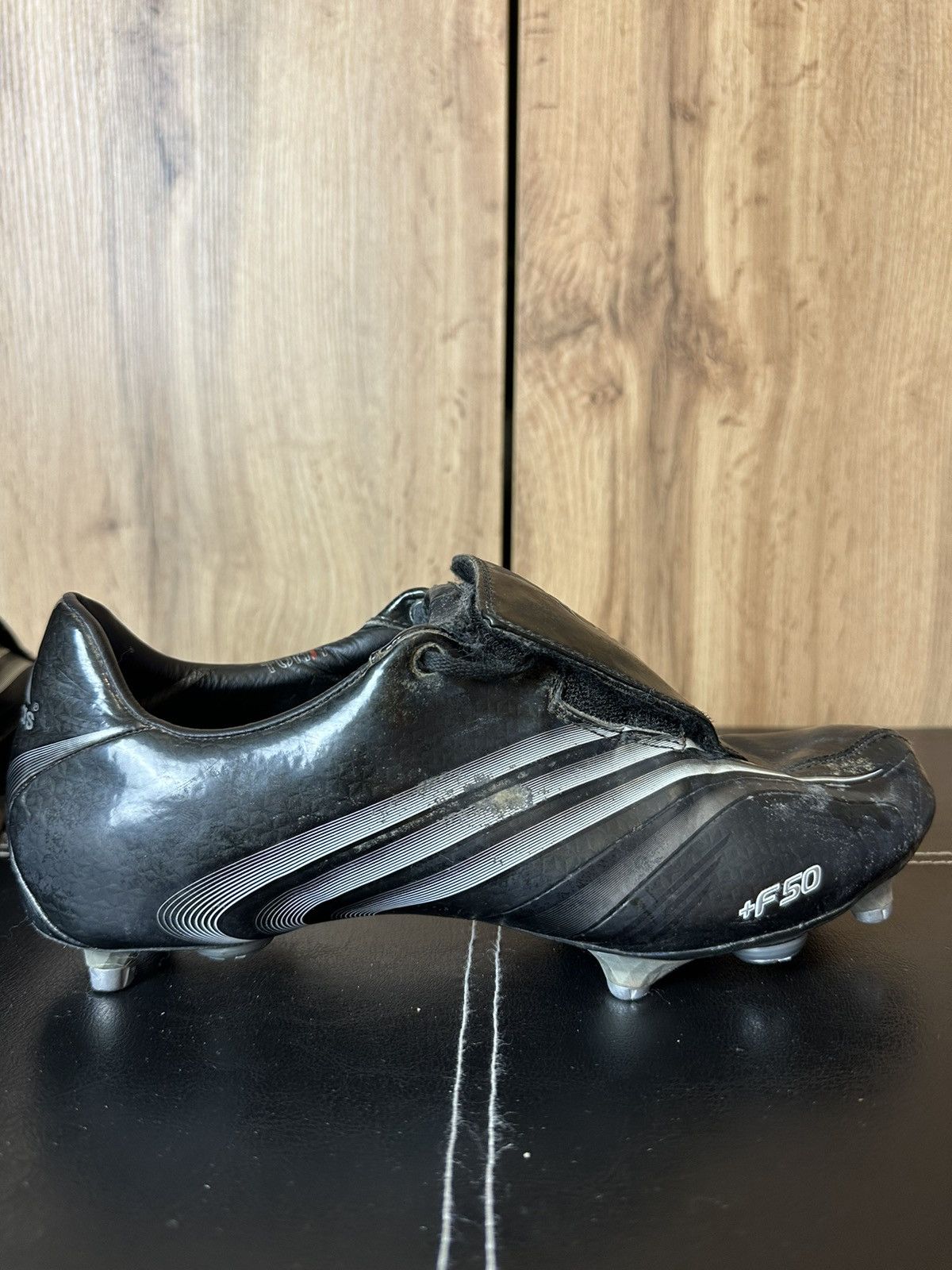 Adidas × Vintage Adidas Tunit F50.6 FG Elite US8 Black boots mens Footbal Size US 8 / EU 41 - 6 Thumbnail