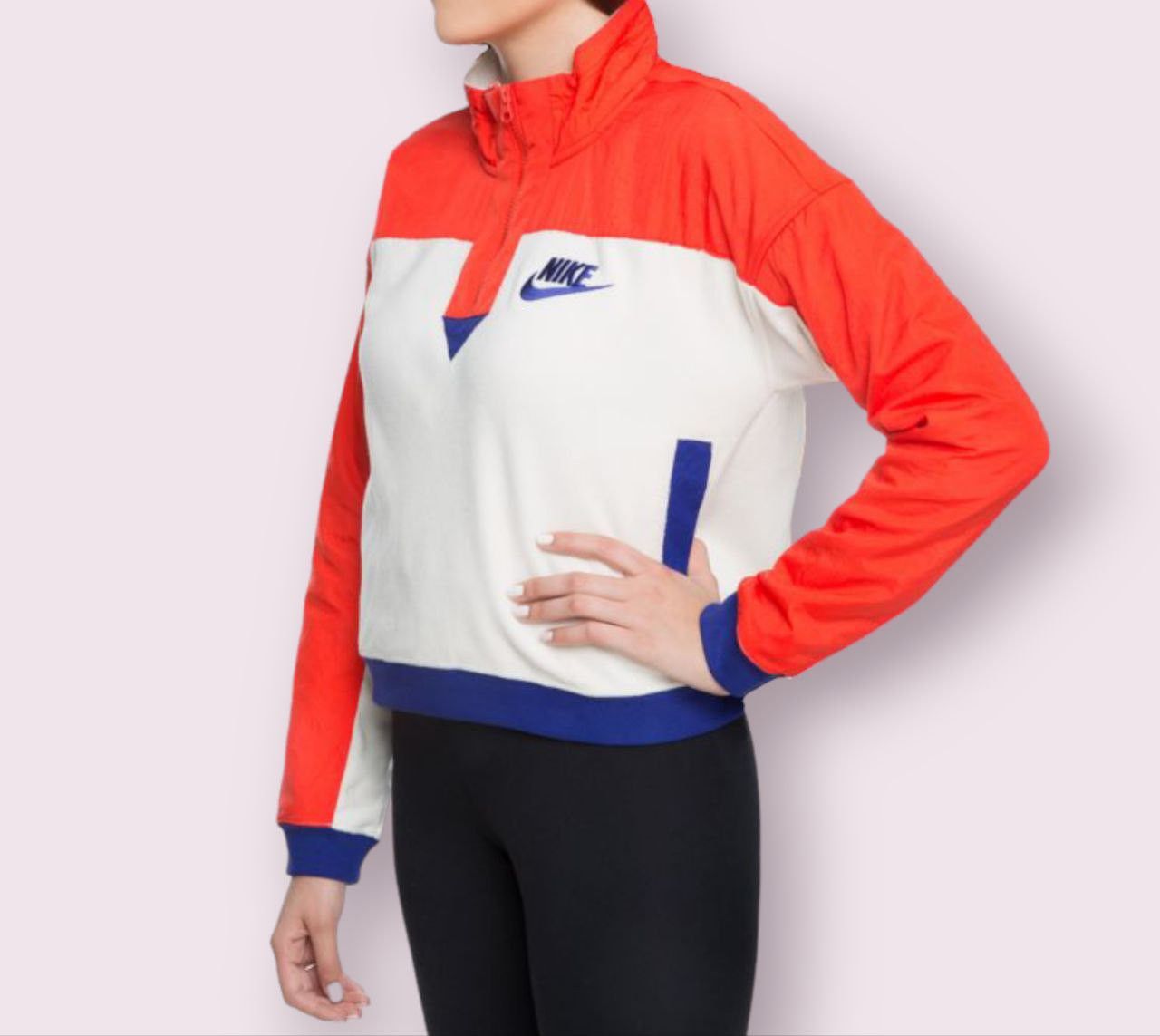 Nike Nike W Nsw Top Hz Polar Half Zip Crop Tops Sweatshirt Size M / US 6-8 / IT 42-44 - 12 Thumbnail