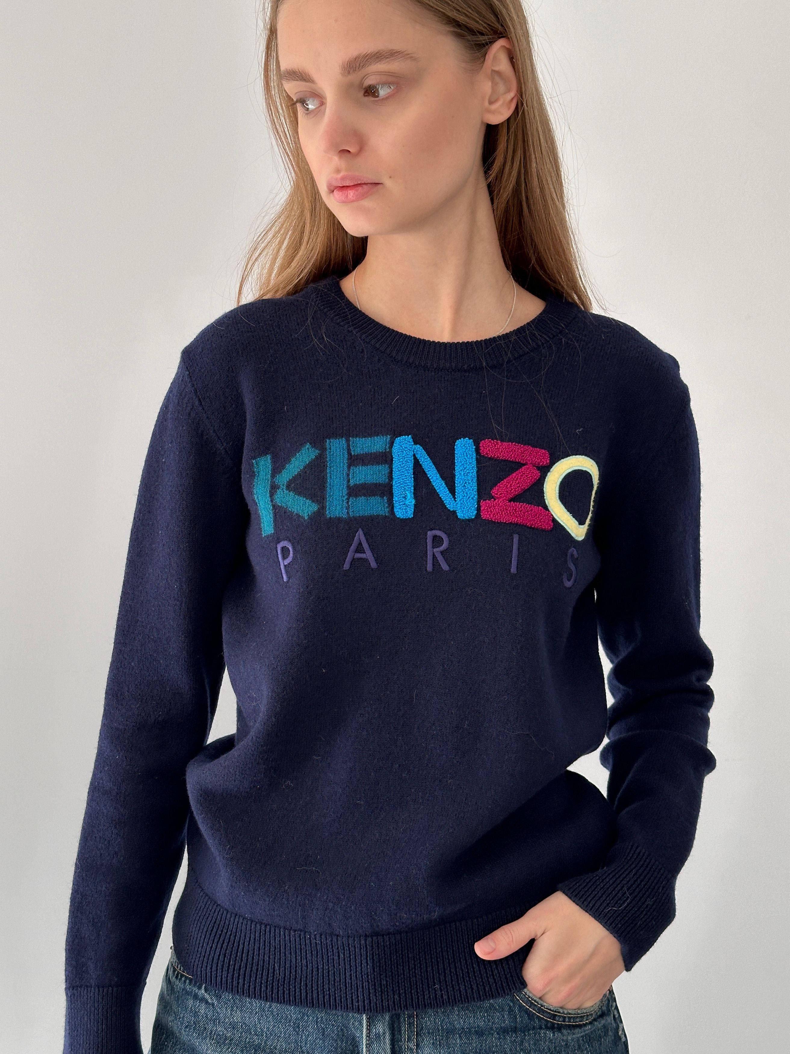Kenzo Kenzo Wool Sweater Jumper Size M / US 6-8 / IT 42-44 - 1 Thumbnail
