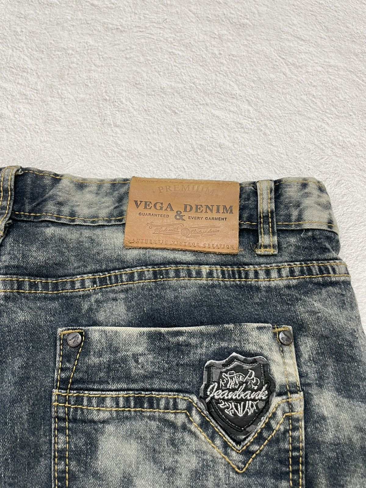 Hysteric Glamour 2000s Acid Washed Denim Distressed Y2K Size US 36 / EU 52 - 8 Thumbnail