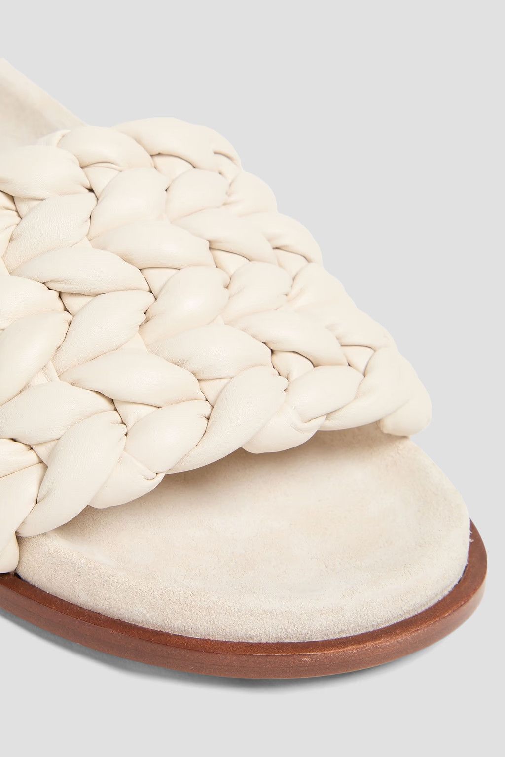 Chloe o1y0825 Leather Slippers in Ivory Size US 6 / IT 36 - 3 Thumbnail
