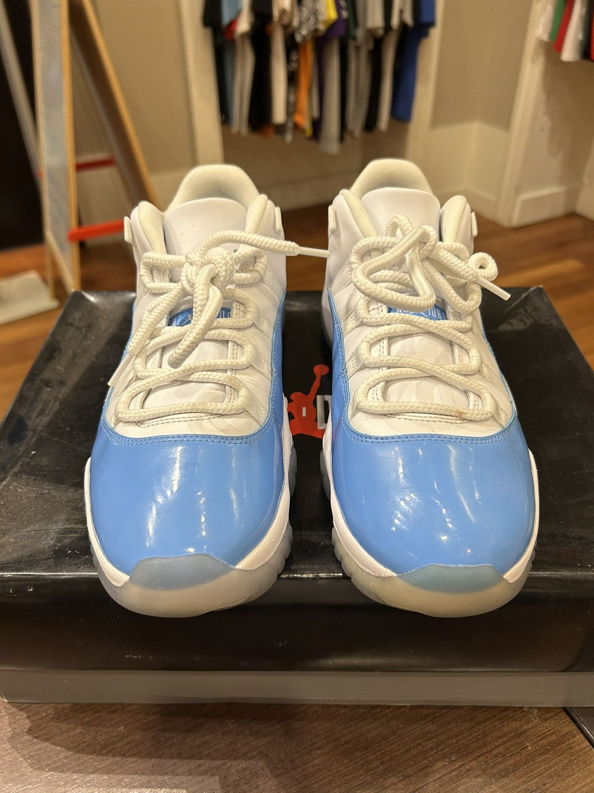 Jordan Brand Jordan 11 Retro Low University Blue (2017) Size US 10 / EU 43 - 4 Thumbnail