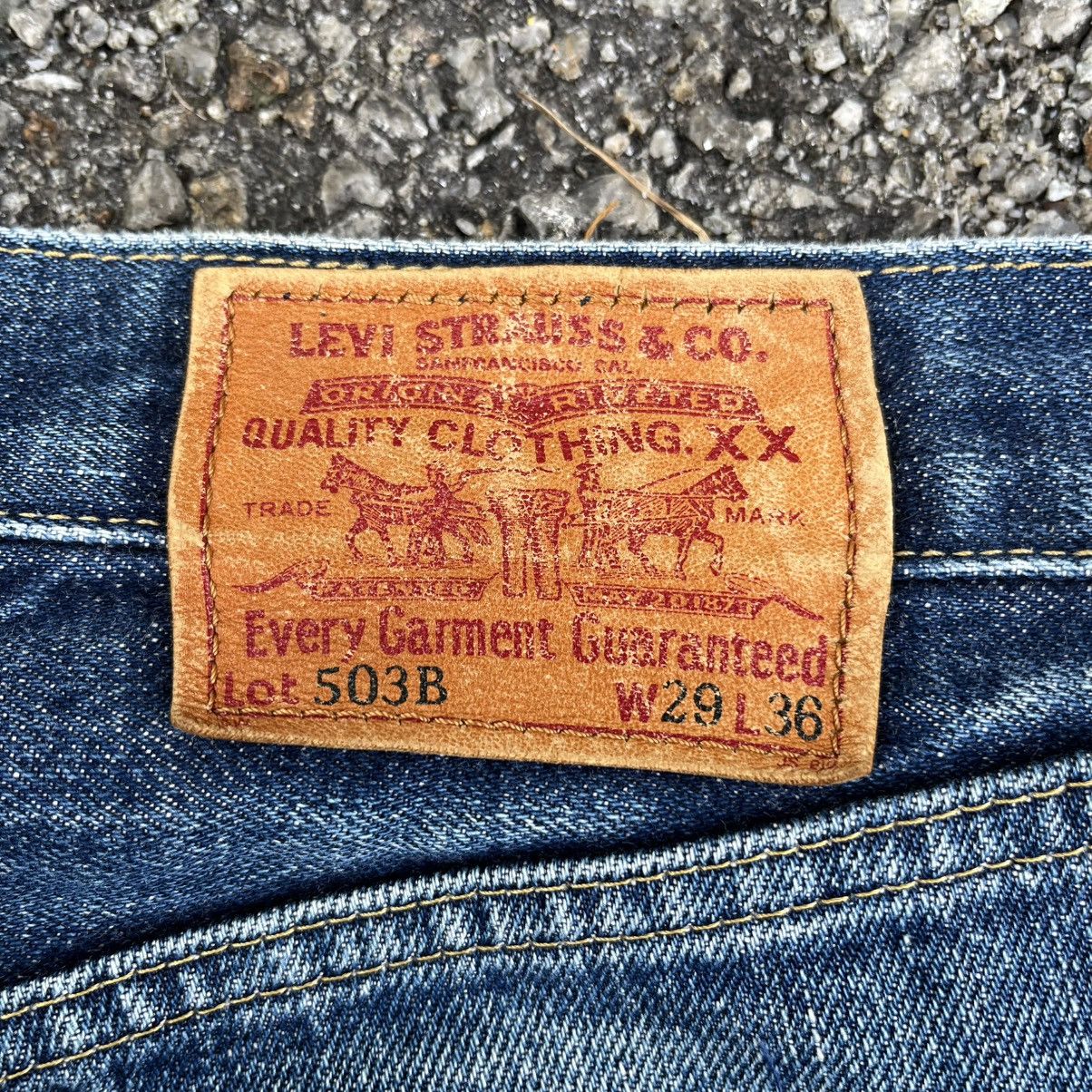 Levi's Vintage Clothing Vintage Levi's 503B-XX Big E Selvedge Redline Hidden Rivets Size US 29 - 18 Thumbnail