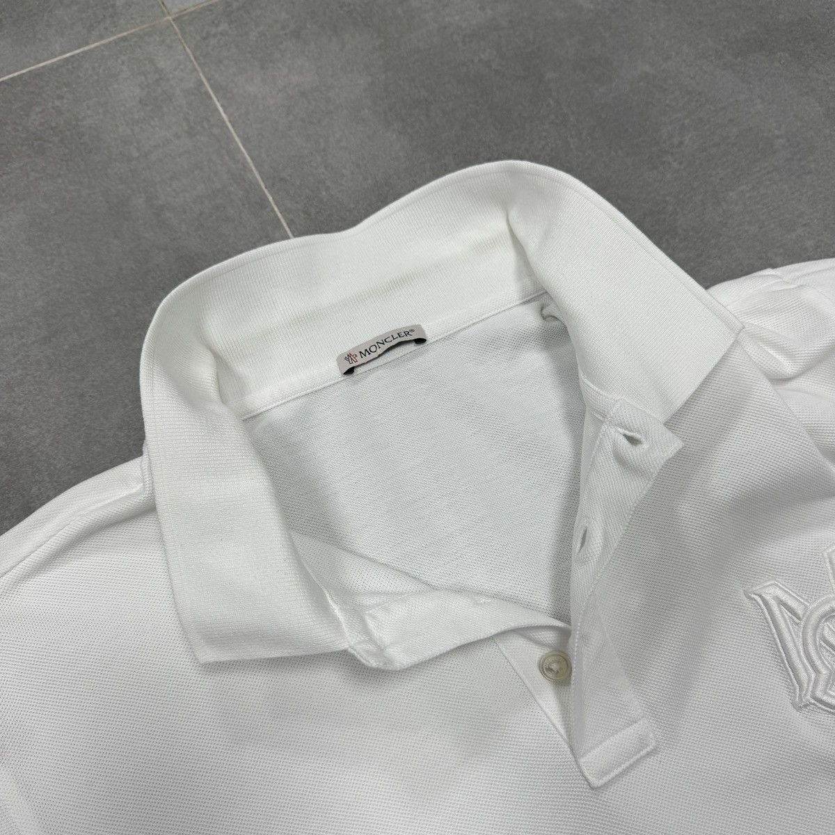 Authentic Moncler Maglia Polo Manica Corta SS Polo Shirt Men