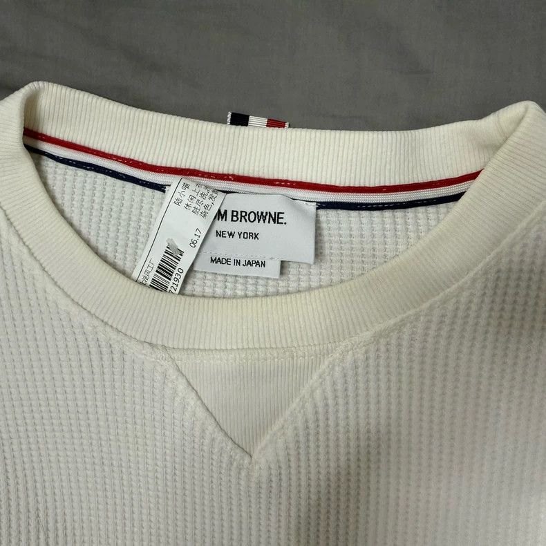 Thom Browne Thom Browne White hoodie Size US S / EU 44-46 / 1 - 5 Thumbnail