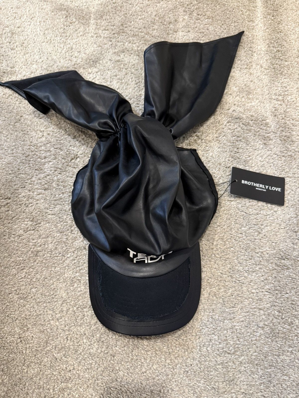 Brotherly Love BROTHERLY LOVE TEAM ADI LEATHER TIEABLE HEAD SCARF CAP Size ONE SIZE - 1 Thumbnail