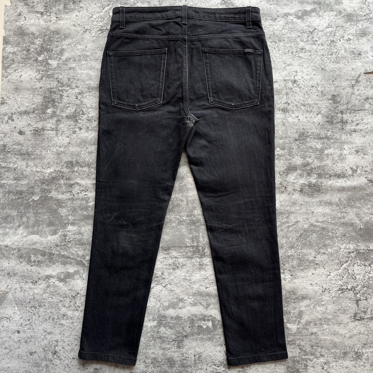 Saint Laurent Paris LAST DROP‼️ Saint Laurent D05 Distressed Skinny Jeans Size US 31 - 2 Thumbnail
