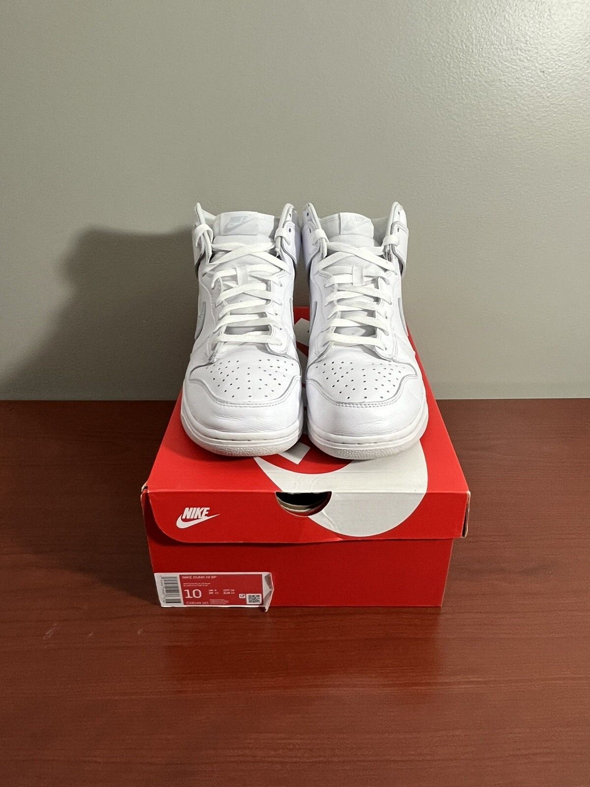 Nike Nike Dunk High SP Pure Platinum White Mens Size 10 Size US 10 / EU 43 - 7 Thumbnail