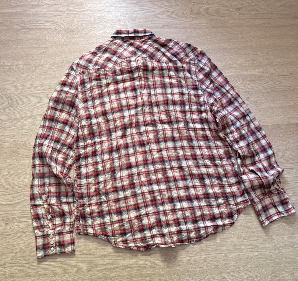 Levi's Vintage Clothing Levi’s Vintage Clothing Western Cowboy Rare Flannel Shirt Size US L / EU 52-54 / 3 - 4 Thumbnail