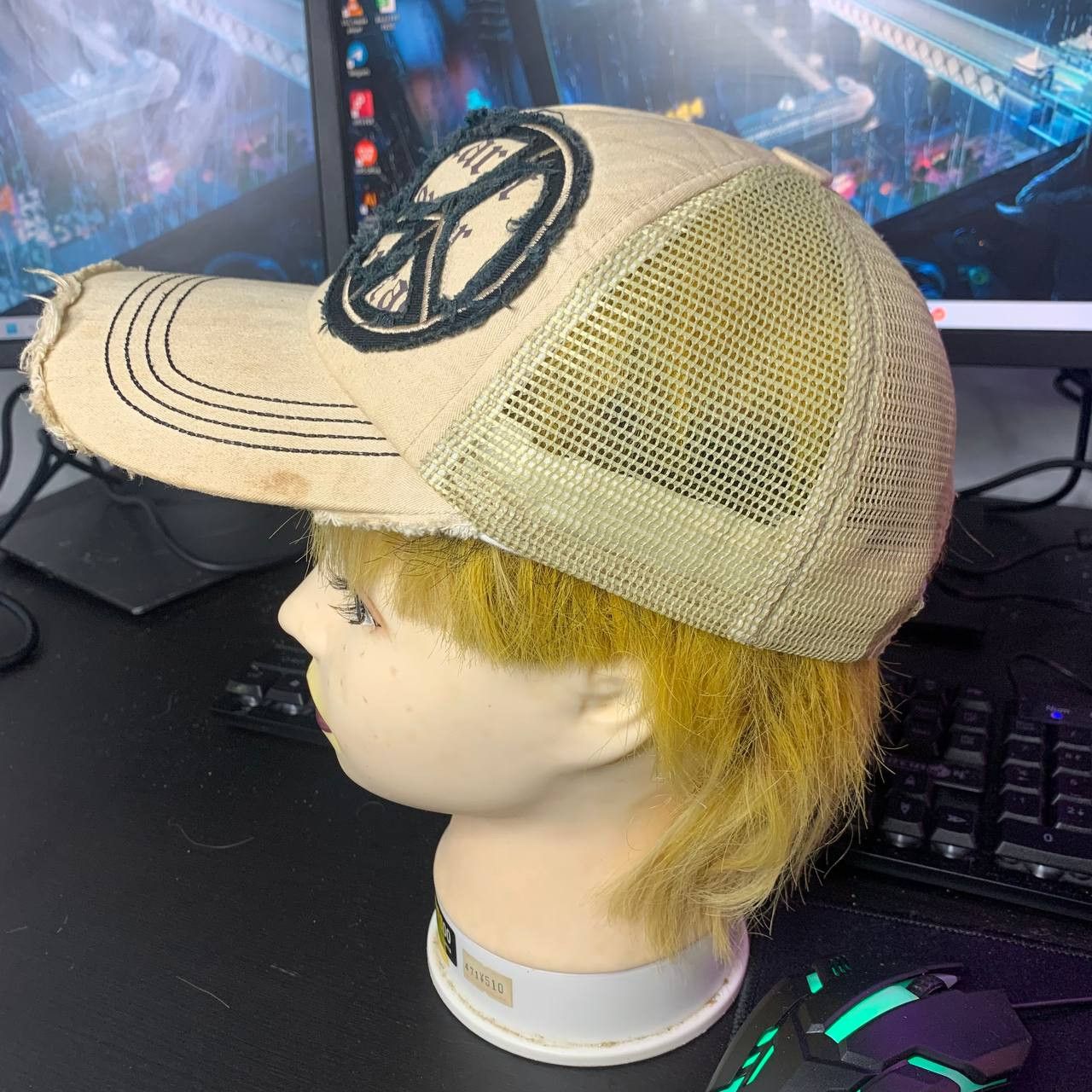 Japanese Brand × Kapital VINTAGR PEACE TRUCKER HAT Size ONE SIZE - 3 Thumbnail