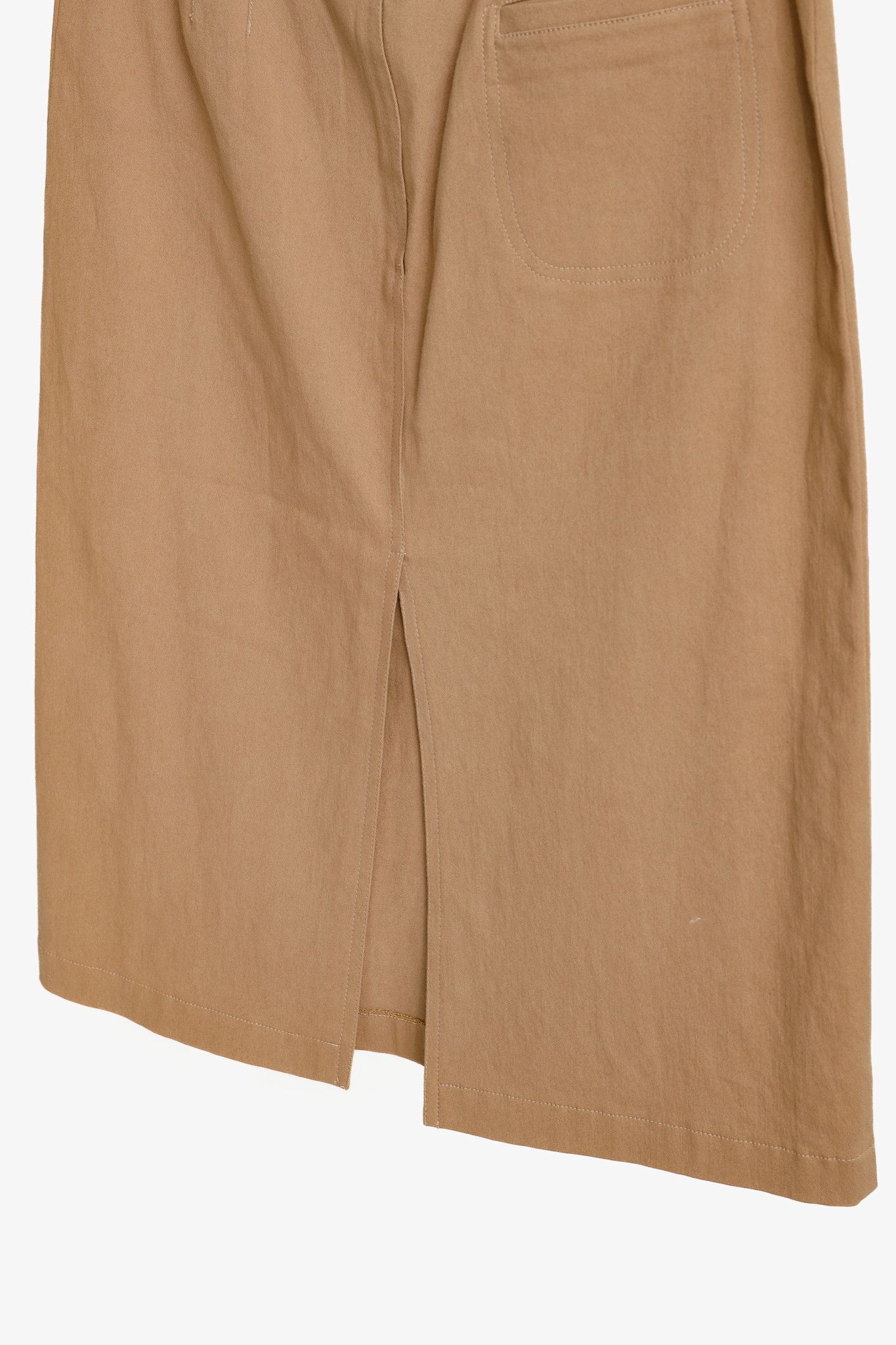 Blumarine Blumarine Tan Cotton Pencil Skirt Size 29" - 5 Thumbnail