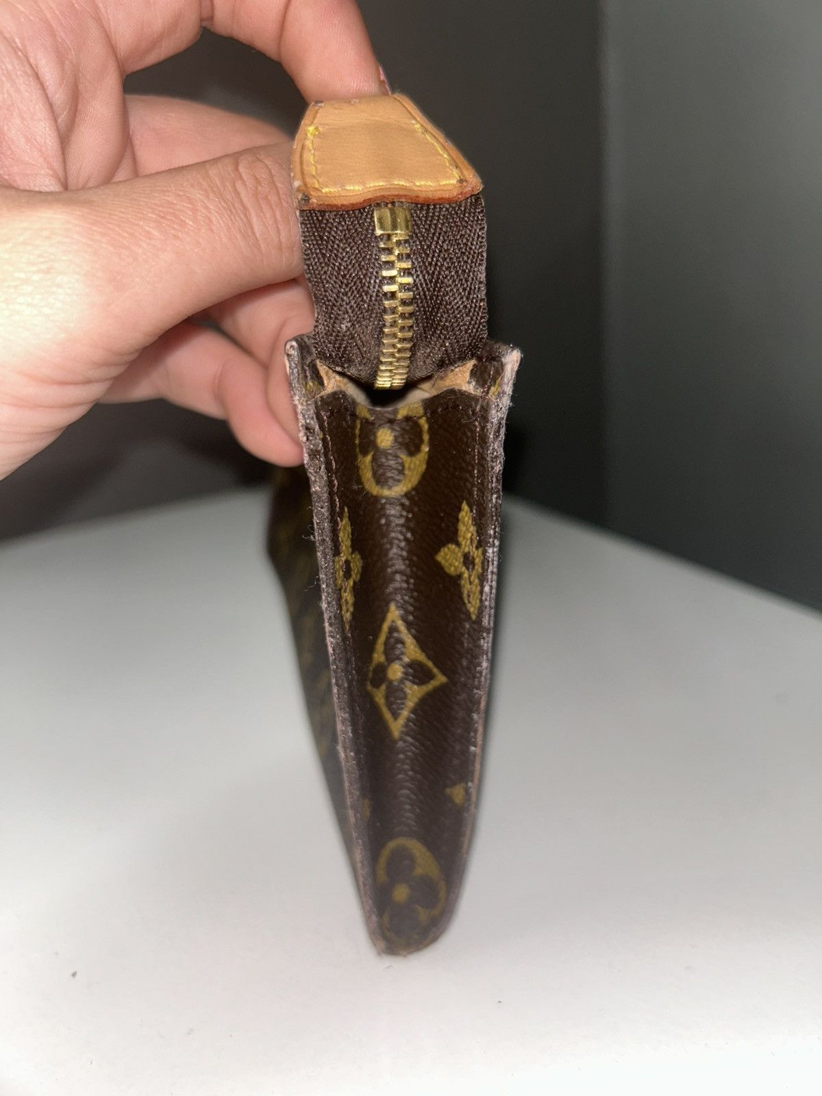 Louis Vuitton Vintage Louis Vuitton Monogram Mini Pochette w/ COA Size ONE SIZE - 8 Thumbnail