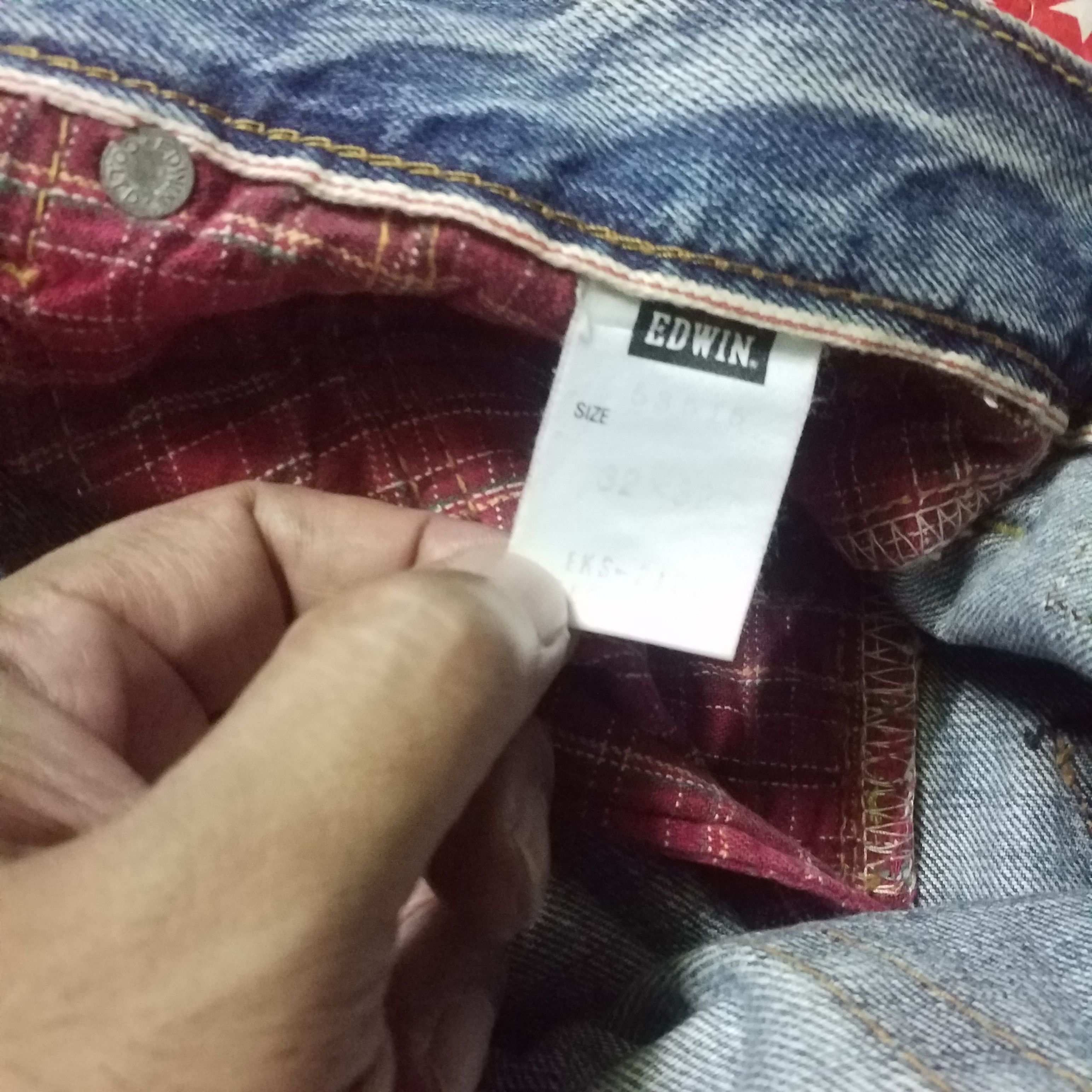 Edwin EDWIN HALF SELVEDGE BIG E DESIGN Size US 34 / EU 50 - 7 Thumbnail