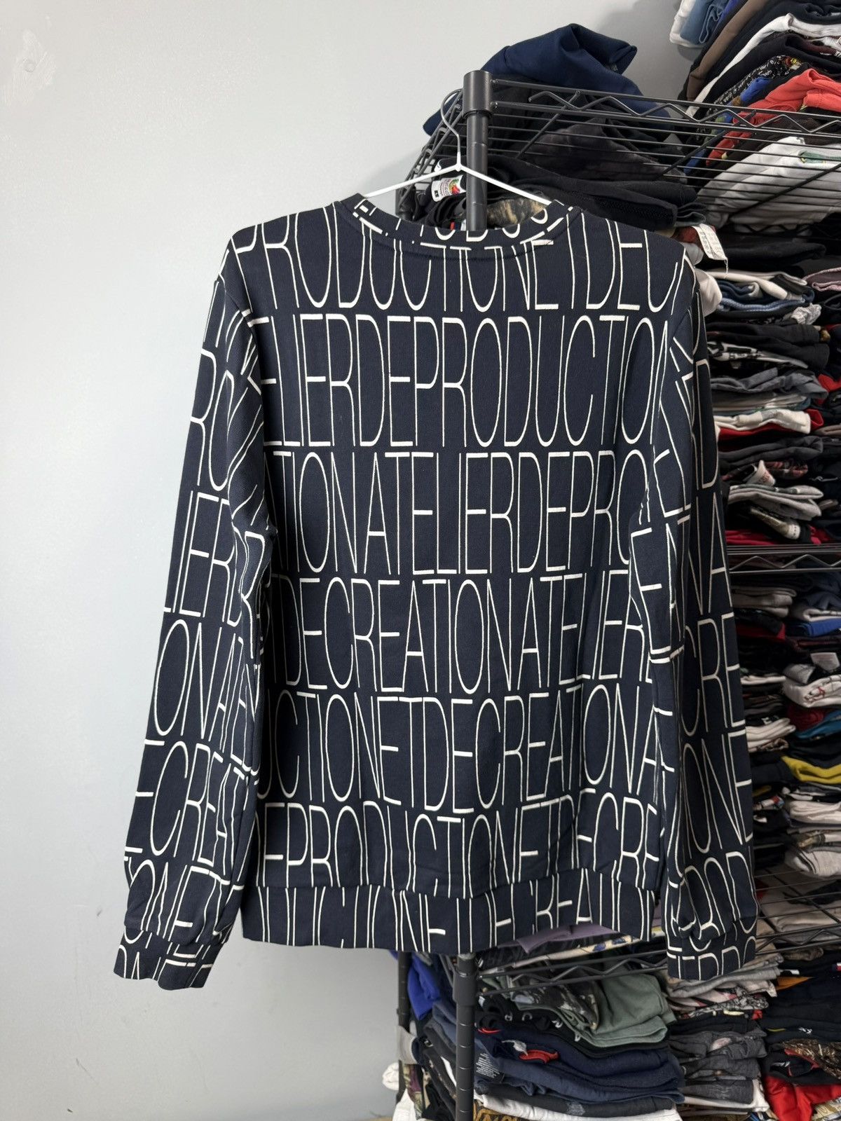 A.P.C. Rare! A.P.C. Paris Full Print Sweatshirt Luxury Size US M / EU 48-50 / 2 - 7 Thumbnail