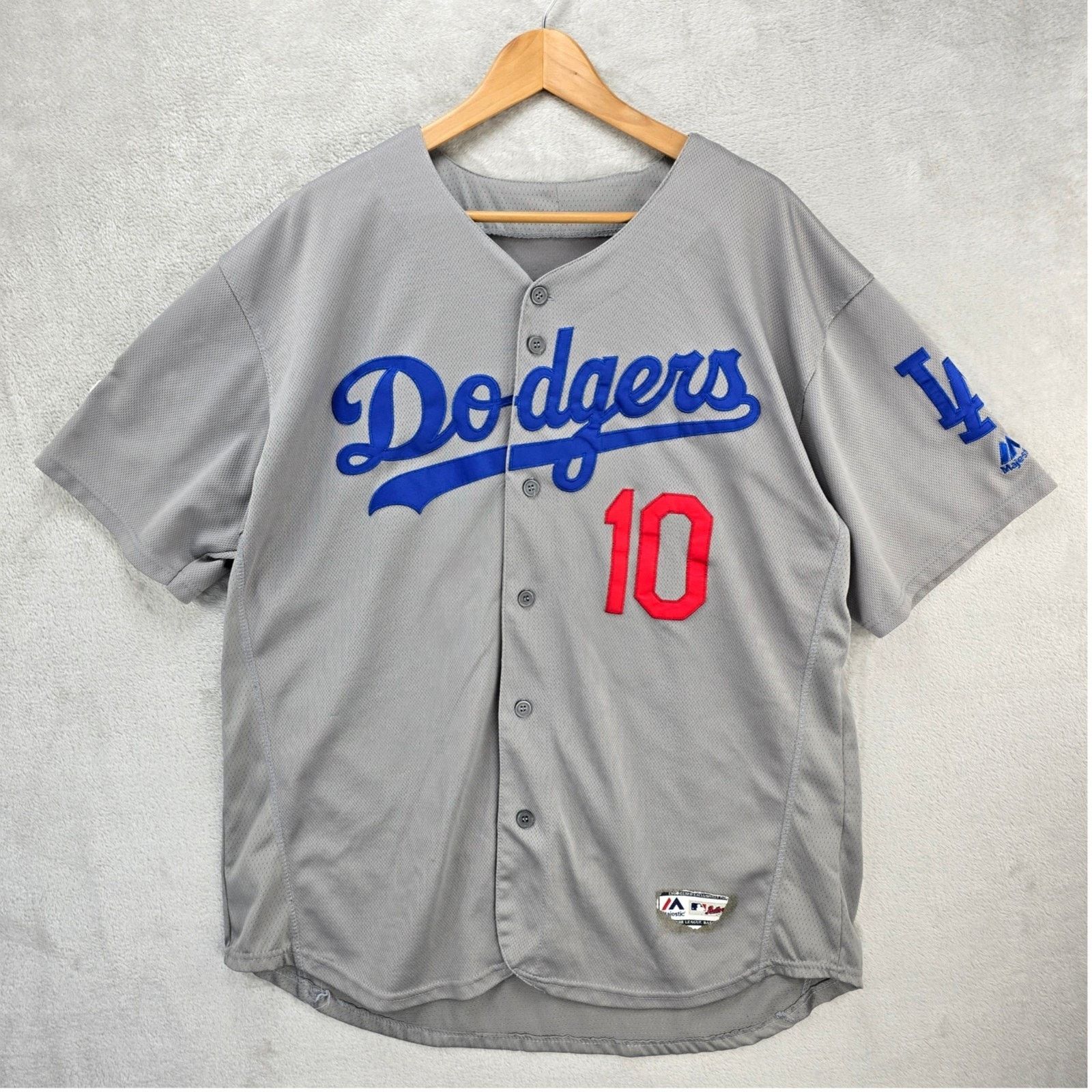 Majestic Majestic Los Angeles Dodgers Jersey Sz 52 Gray Justin Turner Size US XL / EU 56 / 4 - 1 Thumbnail