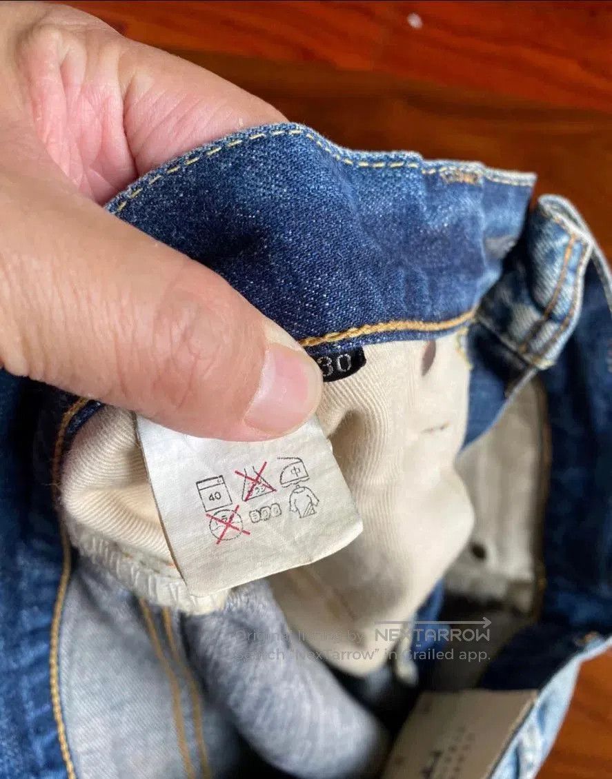 FDMTL vintage distressed yellow mud denim pants. Size US 30 / EU 46 - 4 Thumbnail