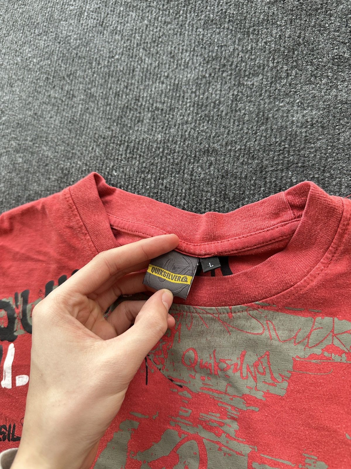 Quiksilver 🚨Vintage Big Logo QUIKSILVER BOXY LOGO T SHIRT SLEEVE Y2K Size US L / EU 52-54 / 3 - 7 Thumbnail
