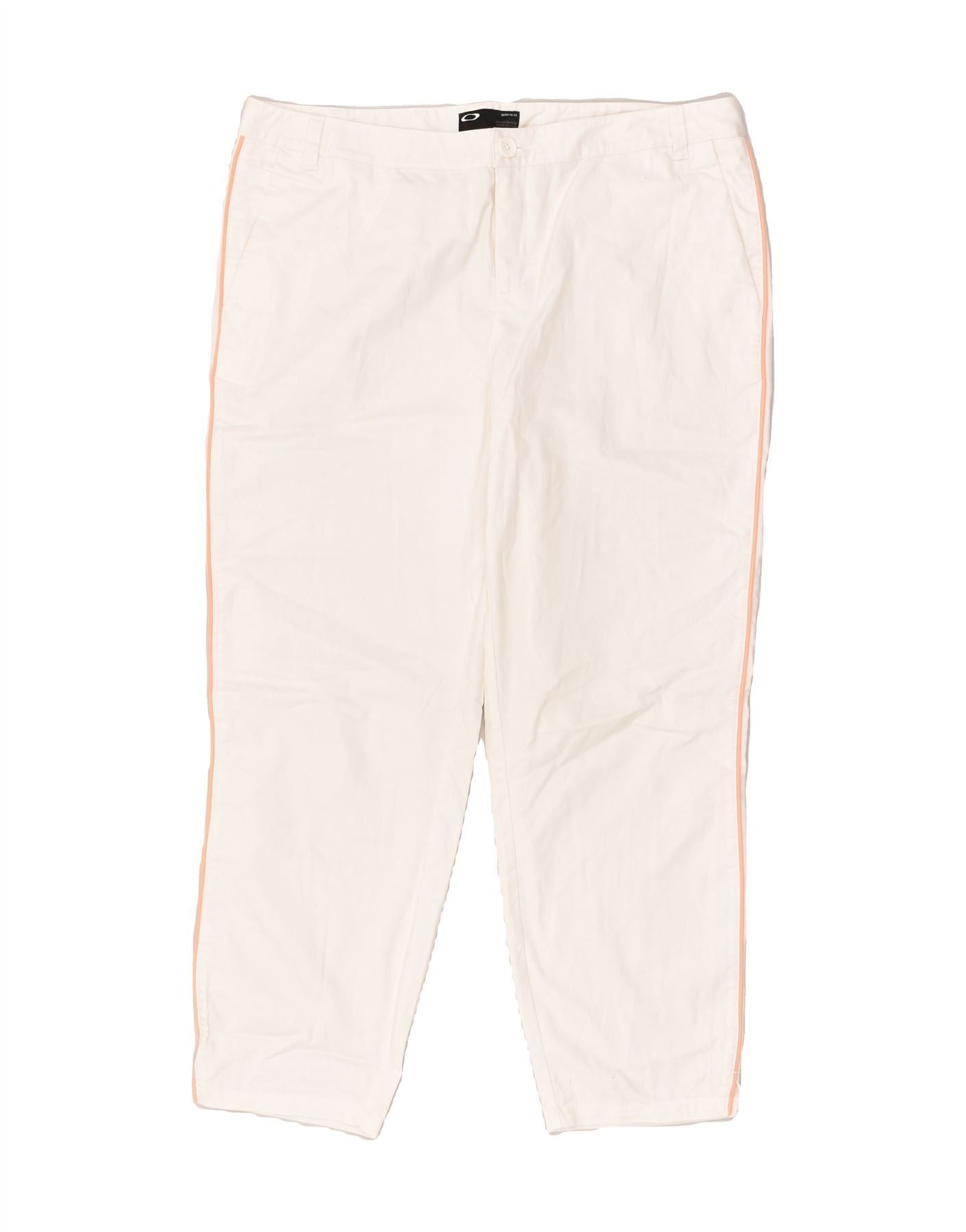 Oakley Womens Slim Regular Fit Chino Trousers UK 18 XL W38 L27 Whit Size 36" / US 14 / IT 50 - 1 Thumbnail
