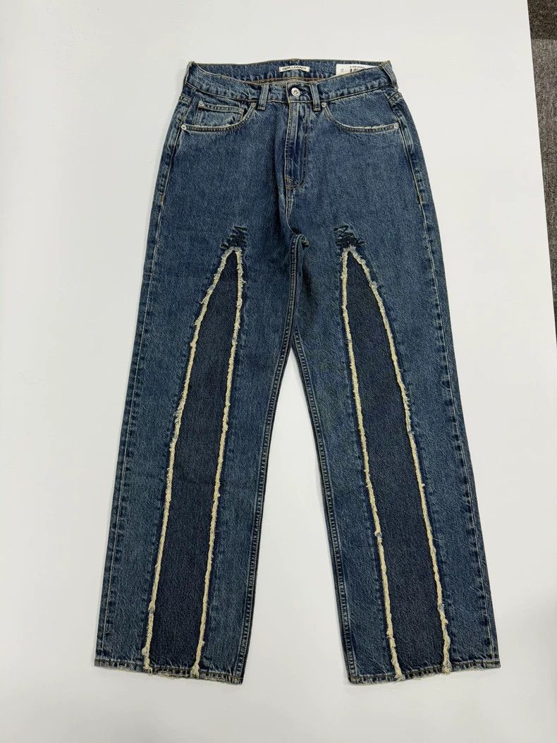 Our Legacy Blue Distressed Denim Pants - dmc