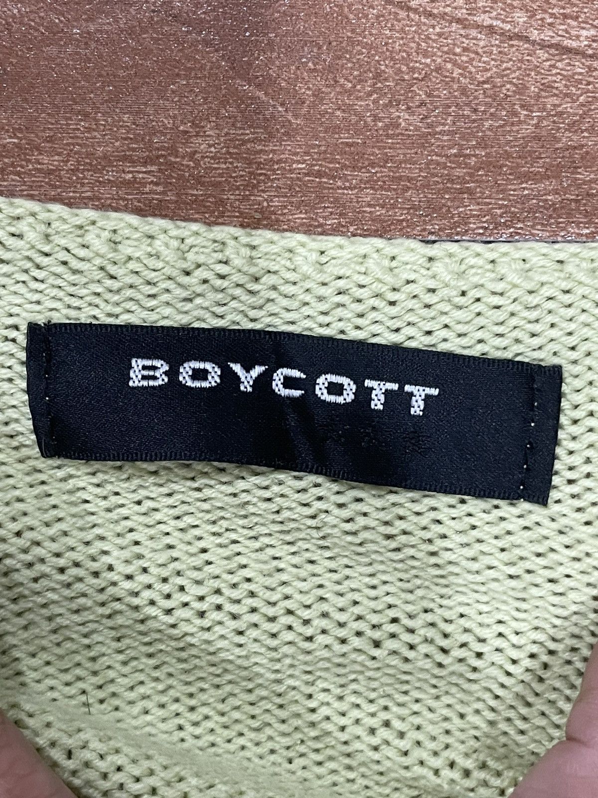 Boycott Boycott Vneck Sweatshirt Size US L / EU 52-54 / 3 - 5 Thumbnail