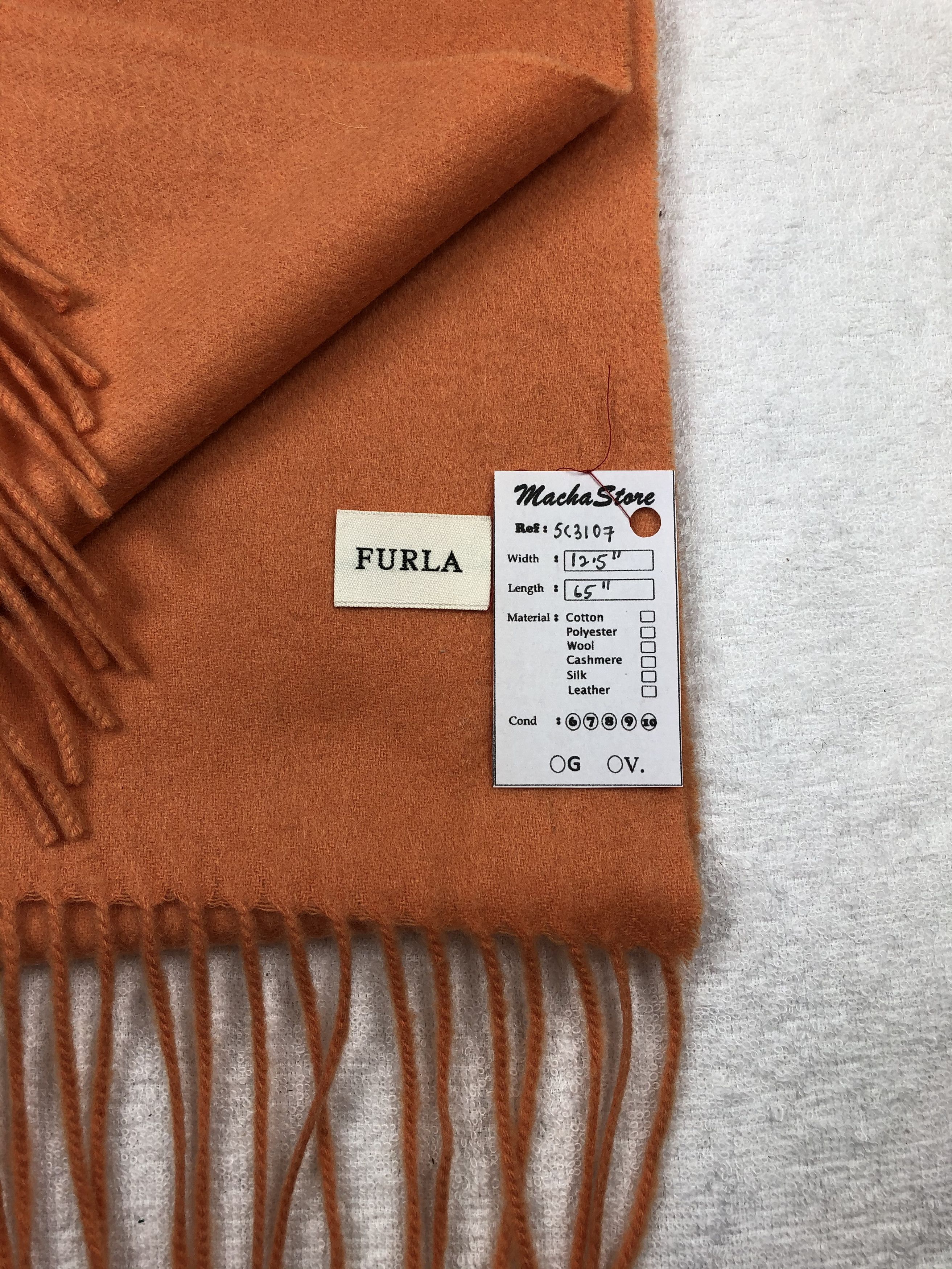 Furla × Vintage Furla Cashmere Scarf / Muffler / Neckwear Size ONE SIZE - 4 Thumbnail
