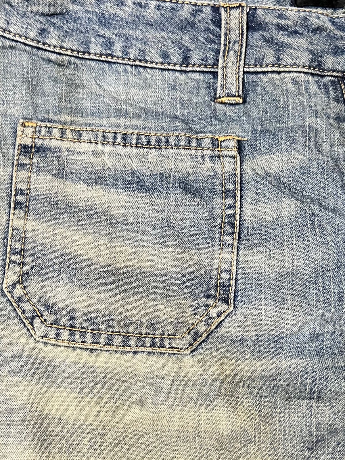 Japanese Brand Vintage Jouer Aux Éches Mudwash Flare Bush Pants Size 29" - 3 Thumbnail