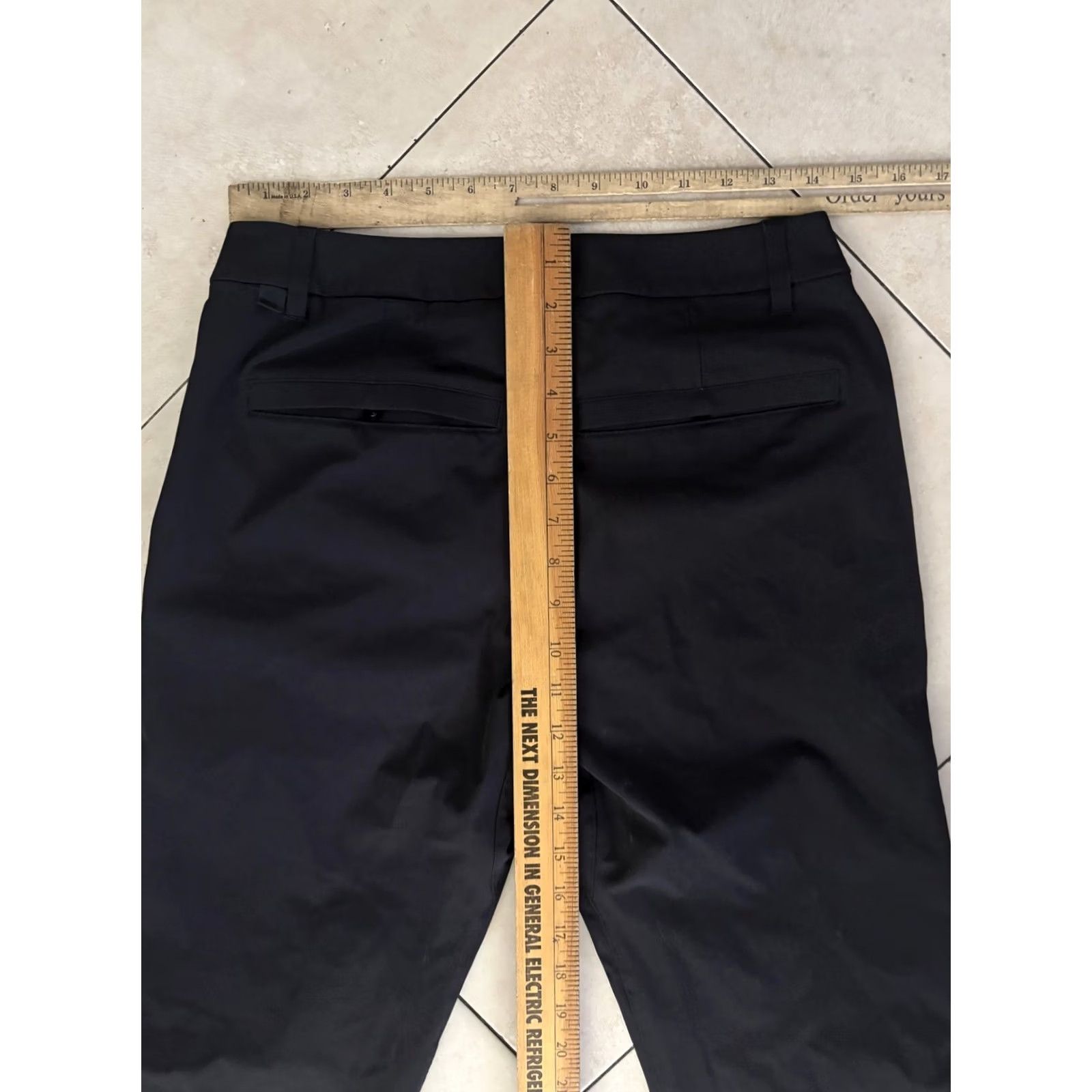 Lululemon Lululemon Pants Mens 29 Black Tapered Stretch Ankle Trouser Office Casual Work Size US 29 - 6 Thumbnail