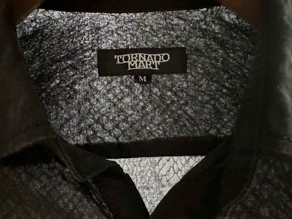 🔥Sick Y2K Tornado Mart Reptile See Through Shirt
