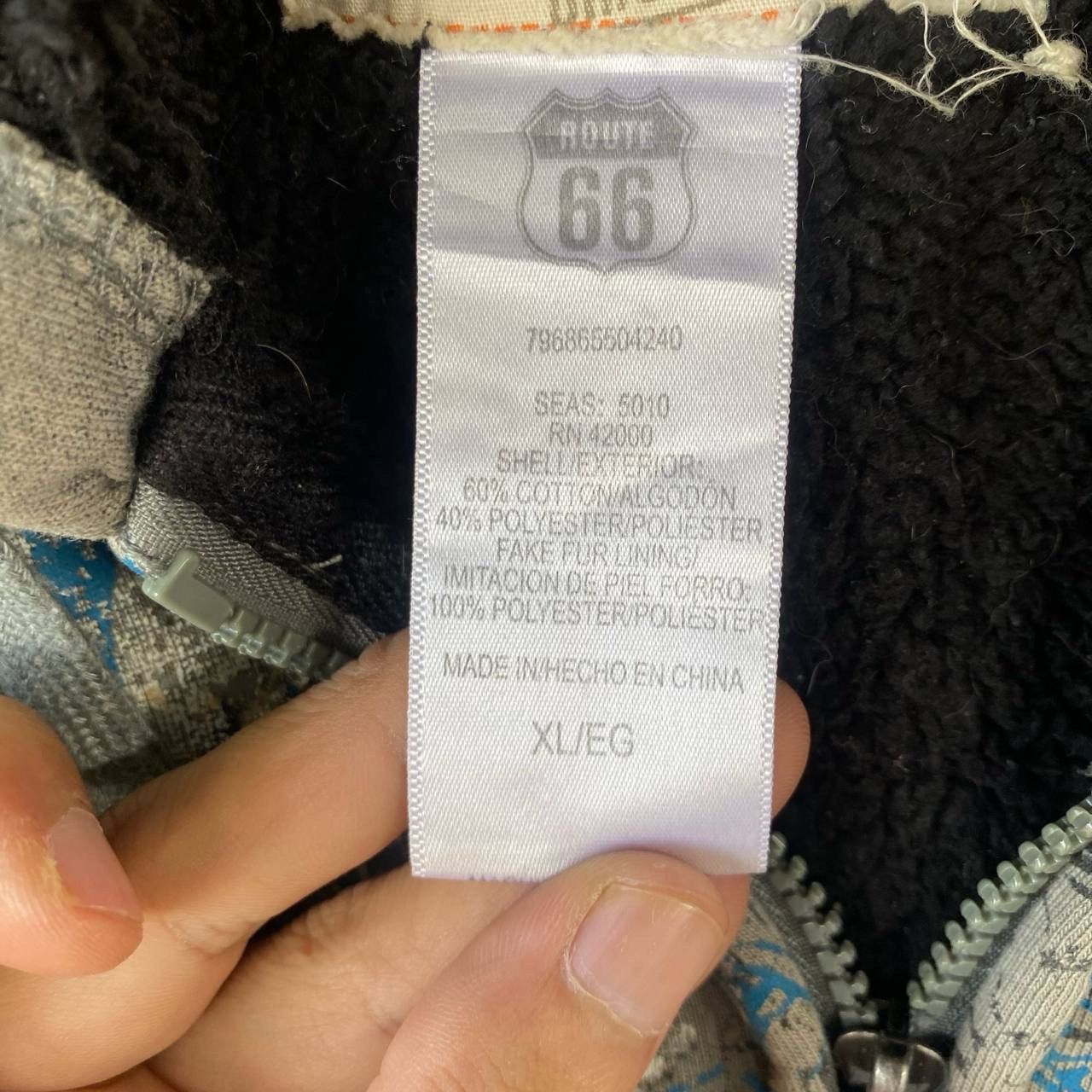 If Six Was Nine × Japanese Brand × Route 66 Vtg Route 66 Zipper Hoodies Size US XL / EU 56 / 4 - 6 Thumbnail