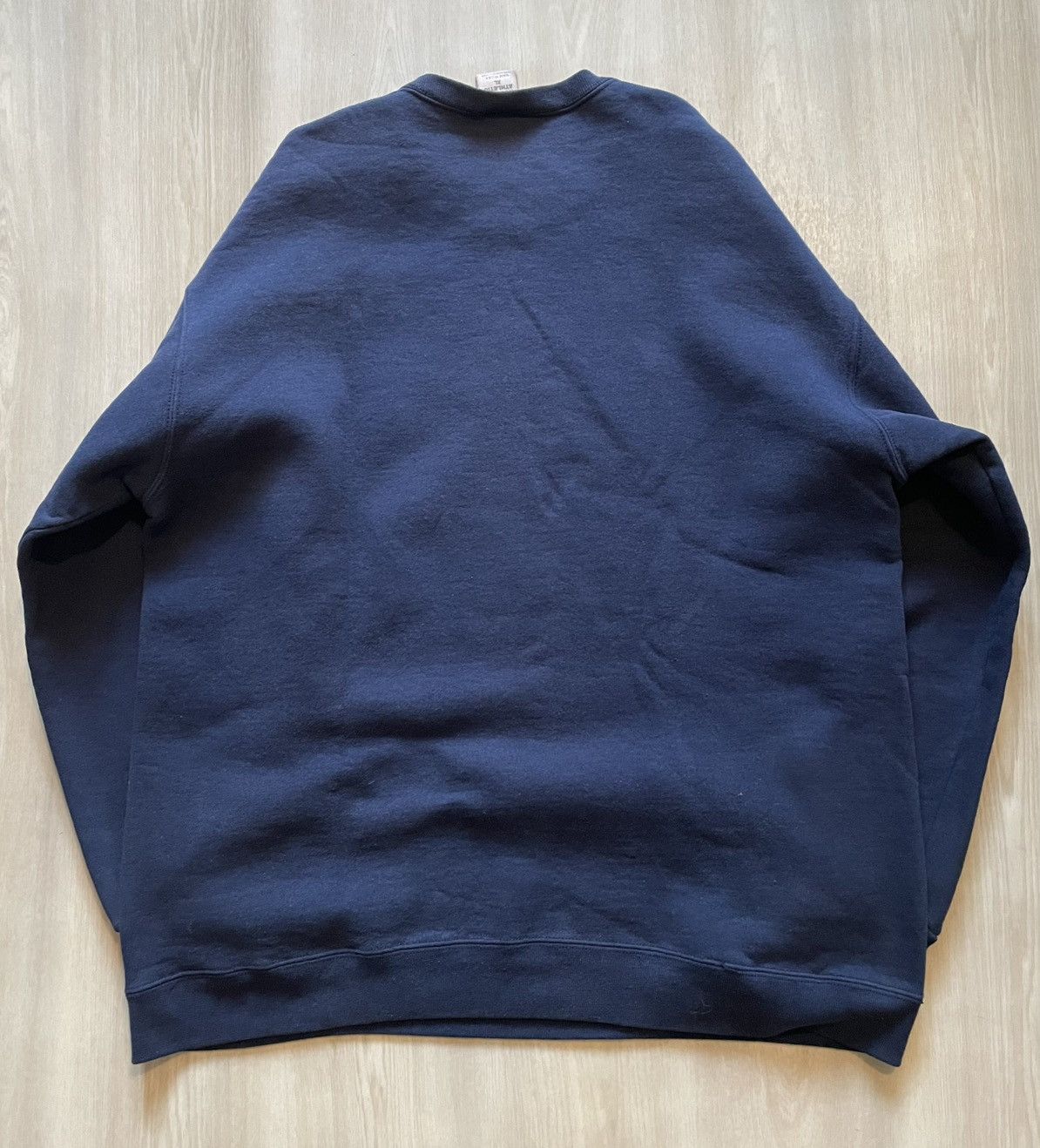 Russell Athletic Vintage Russell Athletic Navy Blank Crewneck Sweater USA XL Size US XL / EU 56 / 4 - 7 Thumbnail