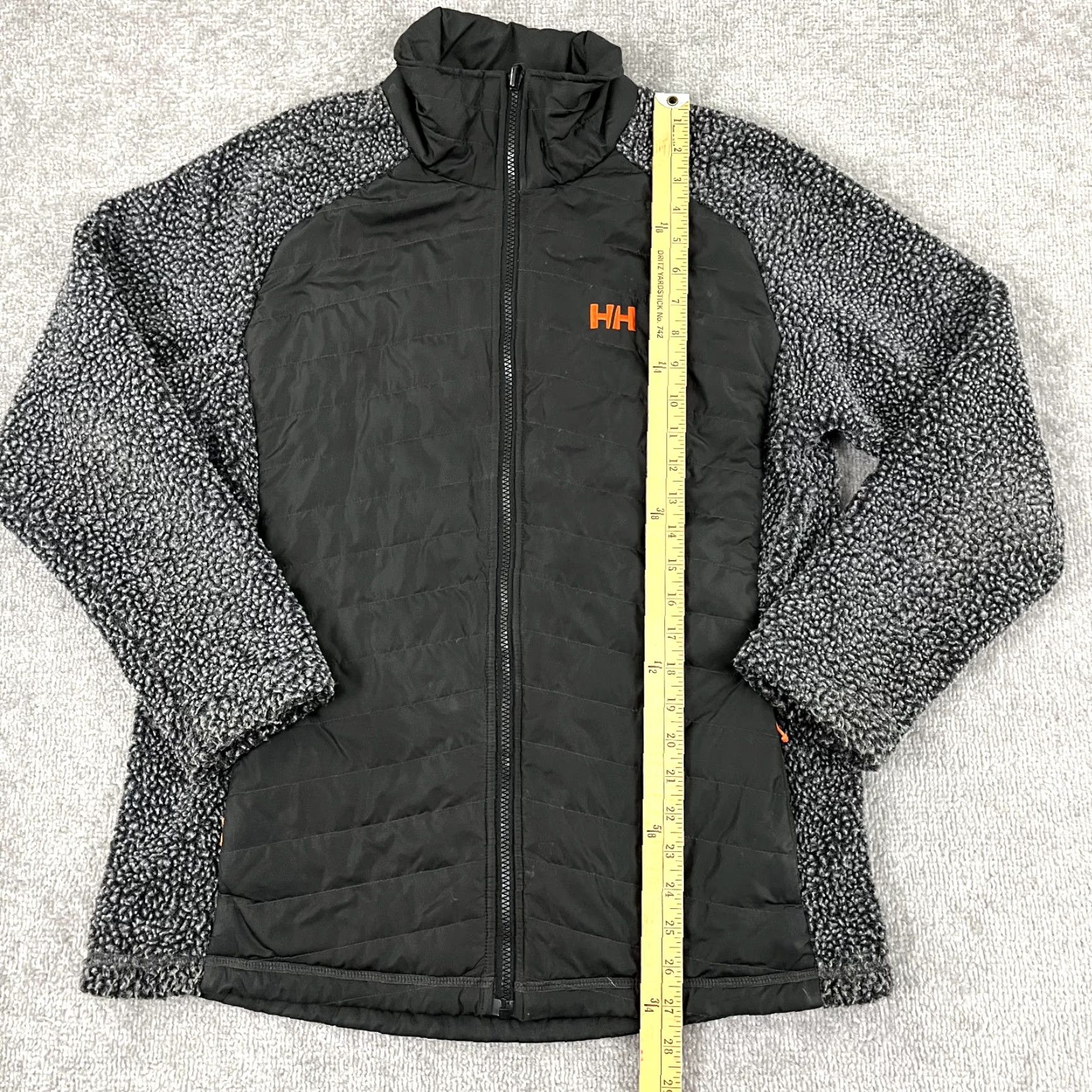 Helly Hansen Helly Hansen Jacket Womens L Black Gray Quilted Puffer Sherpa Hiking Size L / US 10 / IT 46 - 3 Thumbnail