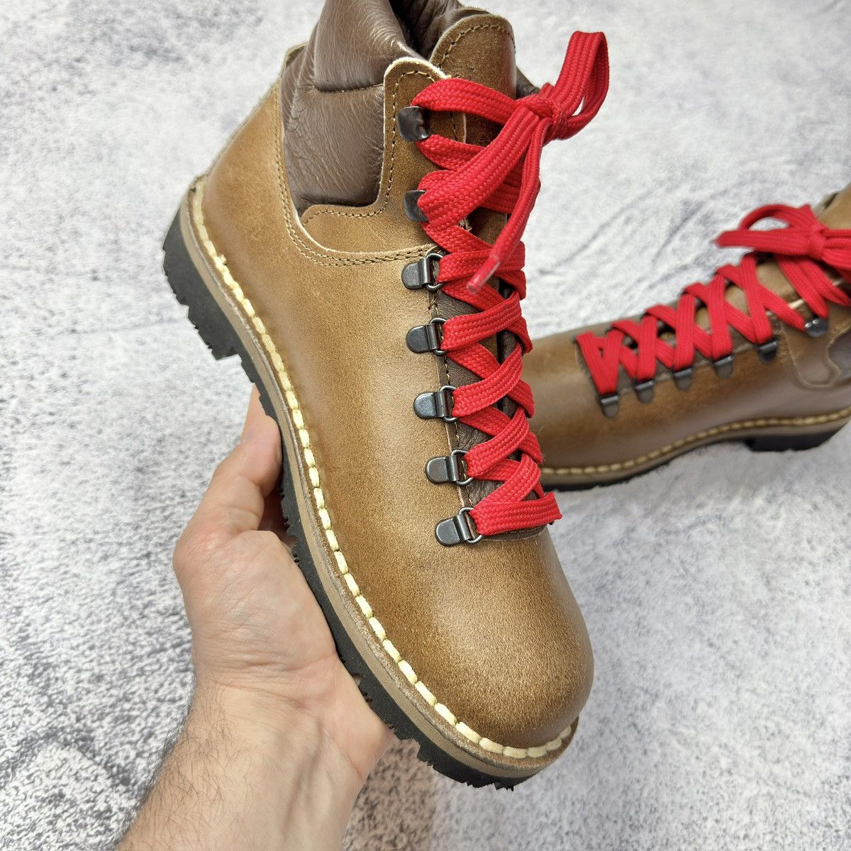 Vintage Vintage Hiking Trekking Boots Italy US8 UK7 EU41 26cm Size US 8 / EU 41 - 6 Thumbnail