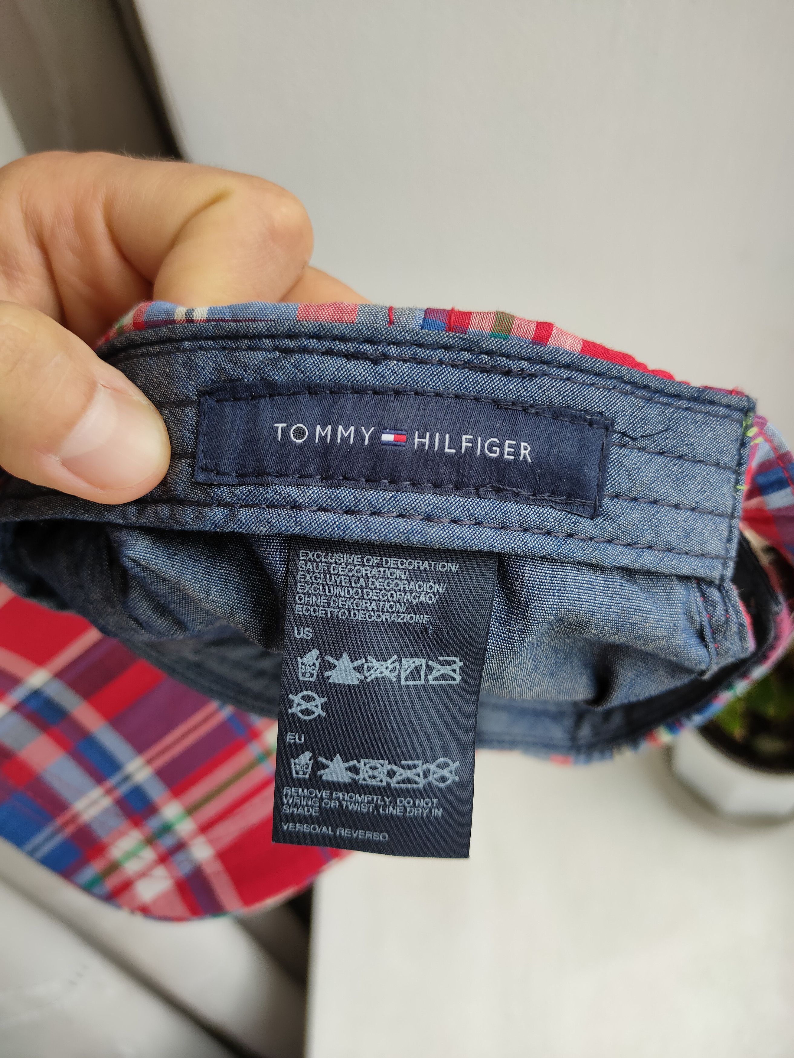 Tommy Hilfiger Tommy Hilfiger Checered Cap Unisex Tommy Hilfiger Cap Size ONE SIZE - 9 Thumbnail