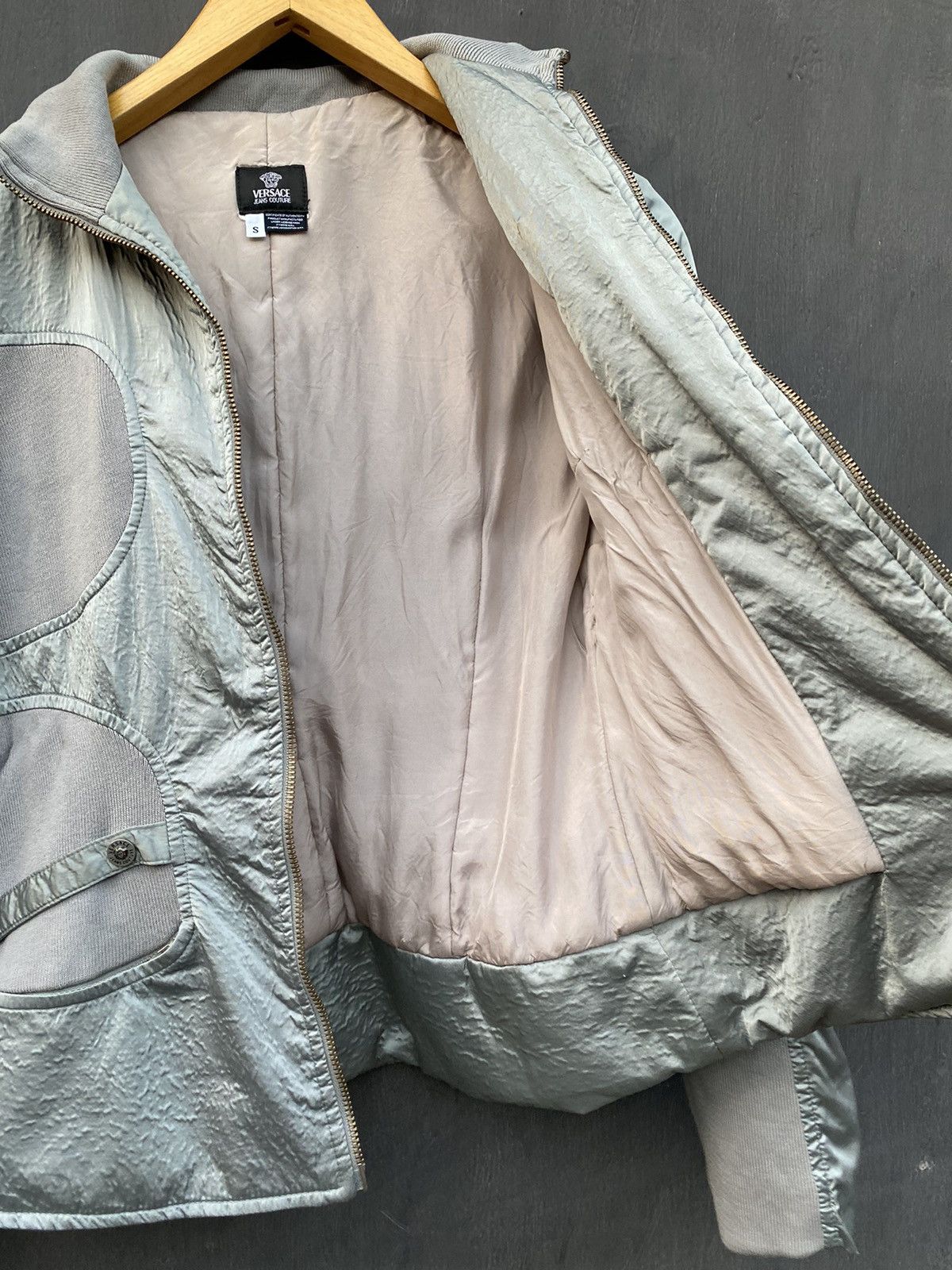 Versace Versace jeans couture metallic vintage jacket size S Size S / US 4 / IT 40 - 13 Thumbnail