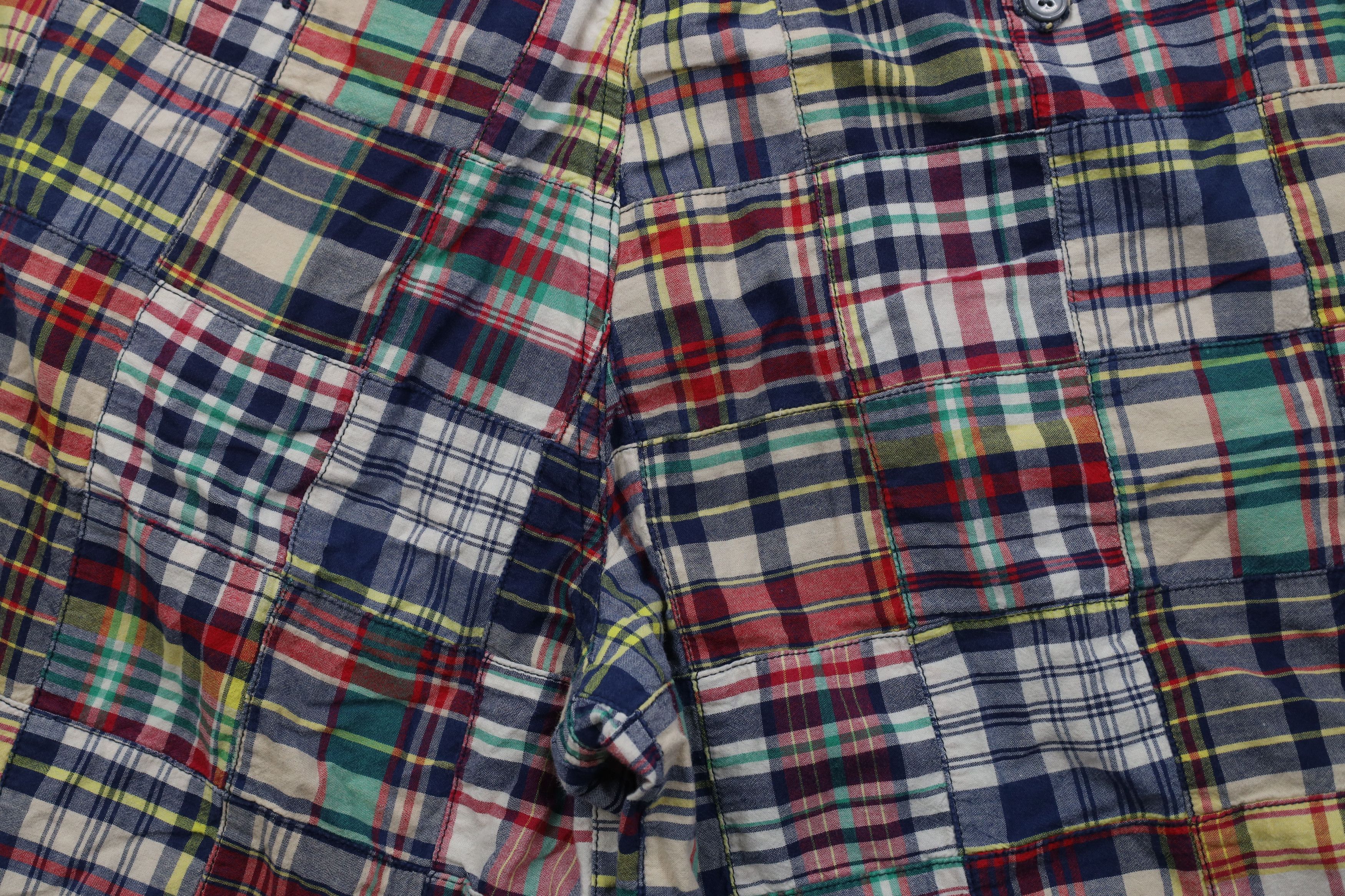 Ralph Lauren Vintage Y2K Ralph Lauren Patchwork Madras Plaid Chino Shorts Size US 32 / EU 48 - 11 Thumbnail