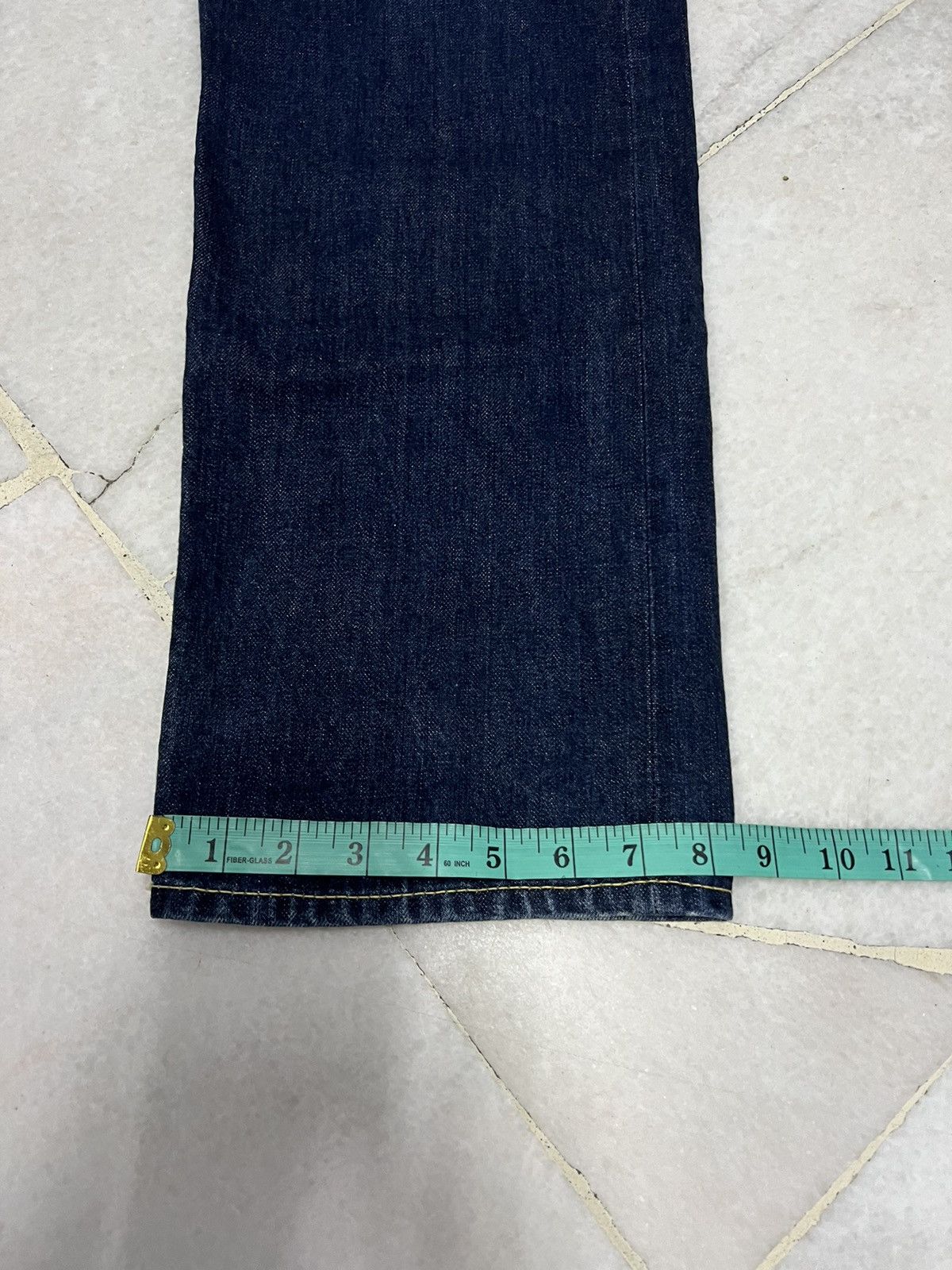 If Six Was Nine × Japanese Brand × Le Grande Bleu (L.G.B.) 💥Baggy💥VINTAGE SUBCIETY SELVEDGE JEANS Size US 32 / EU 48 - 15 Thumbnail