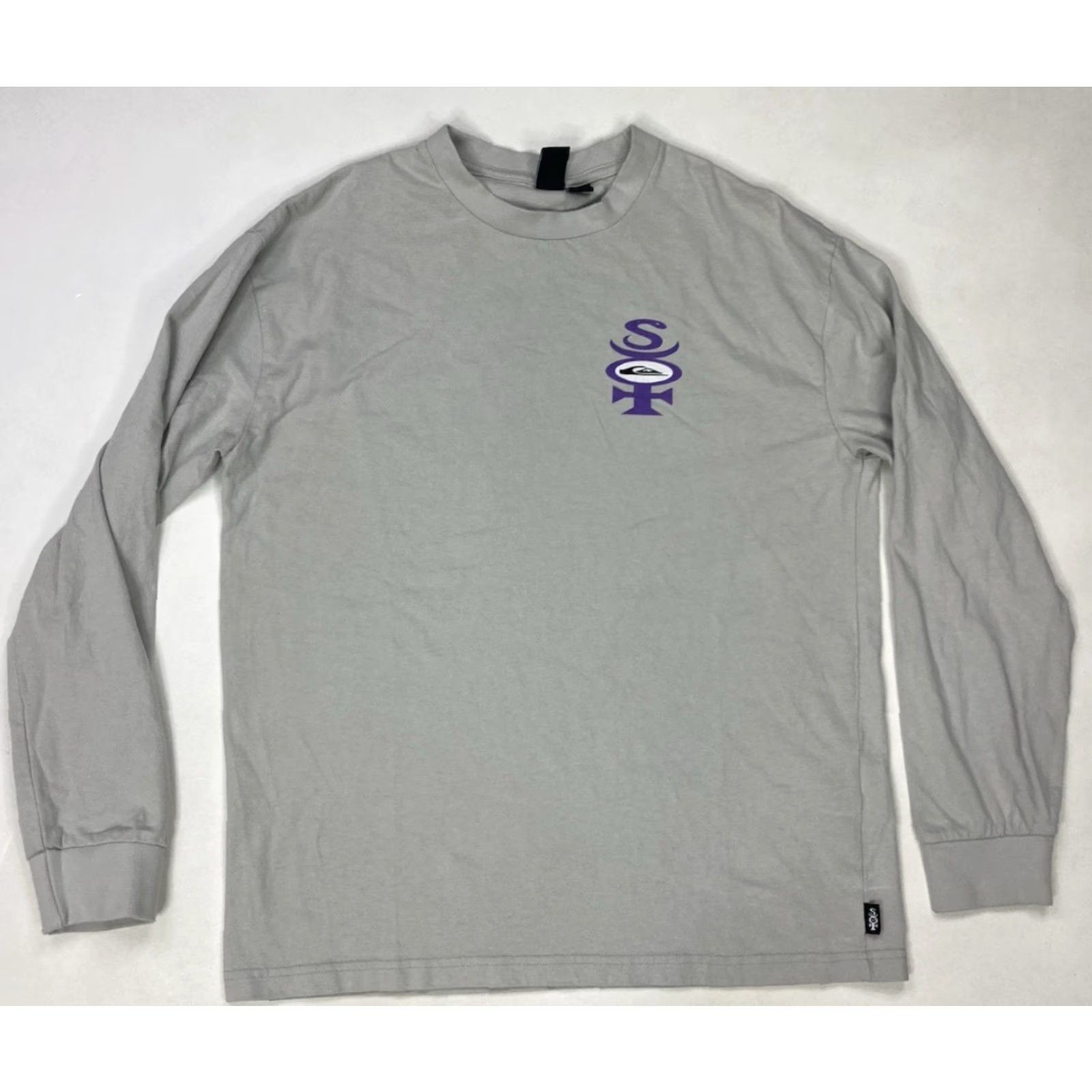 Quiksilver VINTAGE Quiksilver SOT Graphic T-shirt Men Small Gray Long Sleeve Size US S / EU 44-46 / 1 - 3 Thumbnail