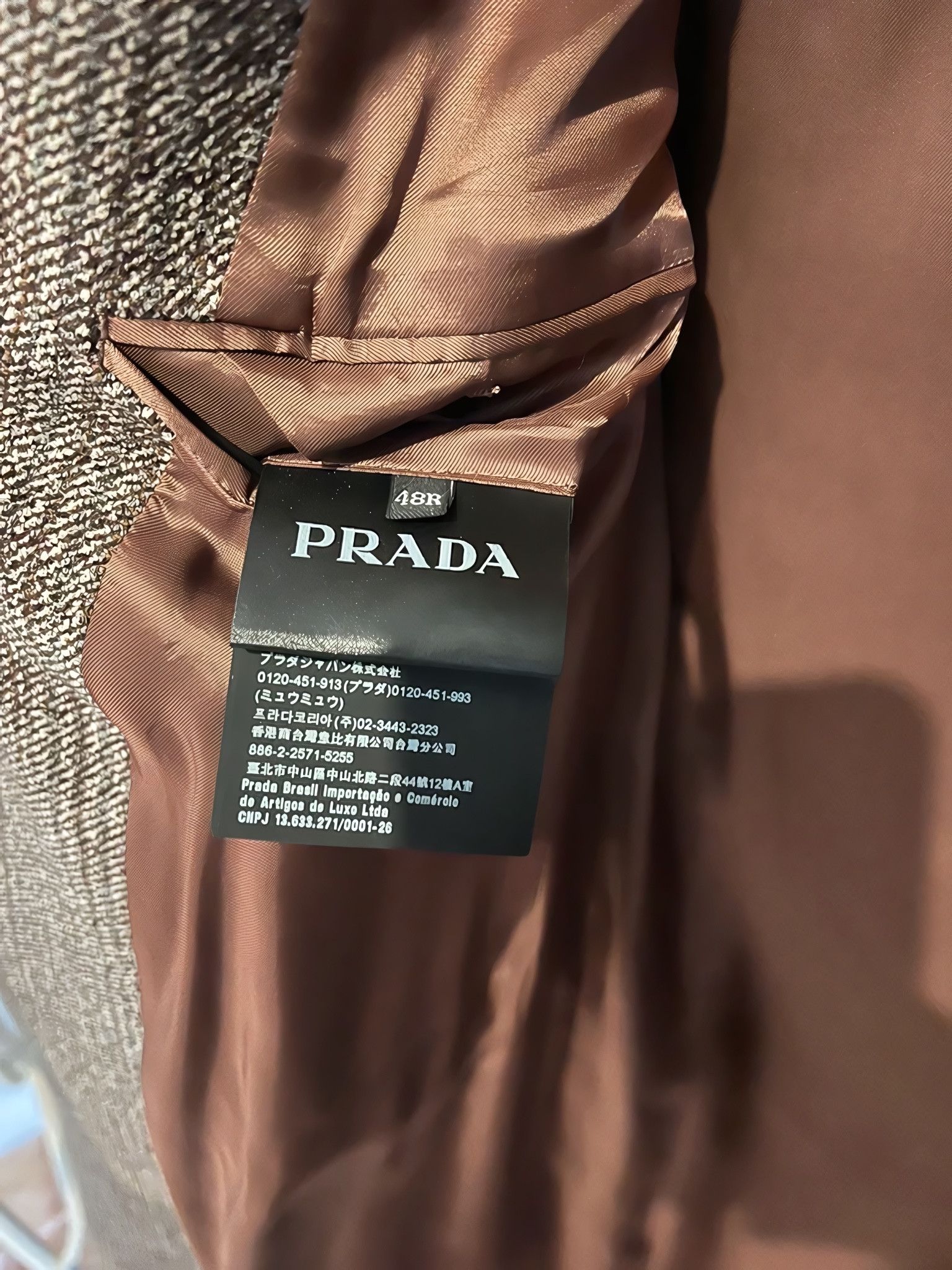 Prada BOUCLE CHECK COAT Size US M / EU 48-50 / 2 - 3 Thumbnail