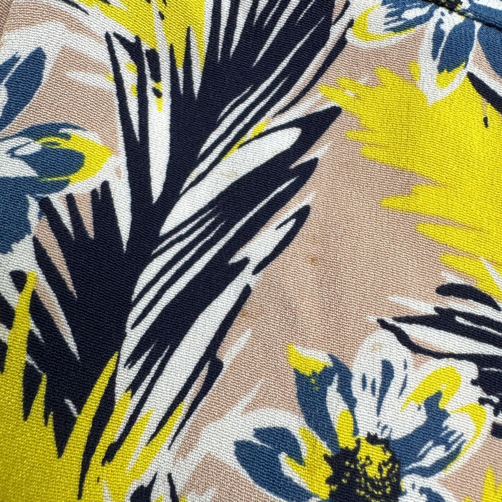J.Crew J.Crew Silk Midi Sheath Dress Womens 8 Yellow Blue Floral Sleeveless Sundress Size M / US 6-8 / IT 42-44 - 6 Thumbnail