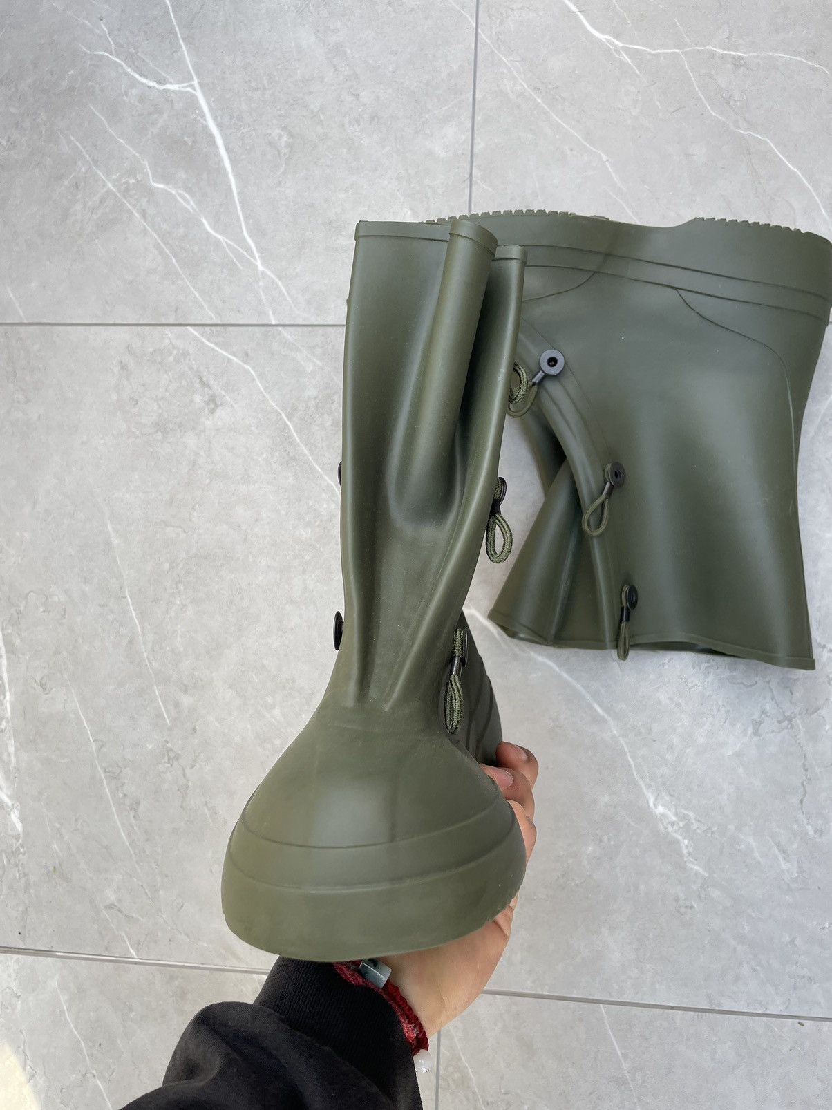 Vintage 1990s Vintage Military Waterproof Alien Boots Size US 9.5 / EU 42-43 - 7 Thumbnail
