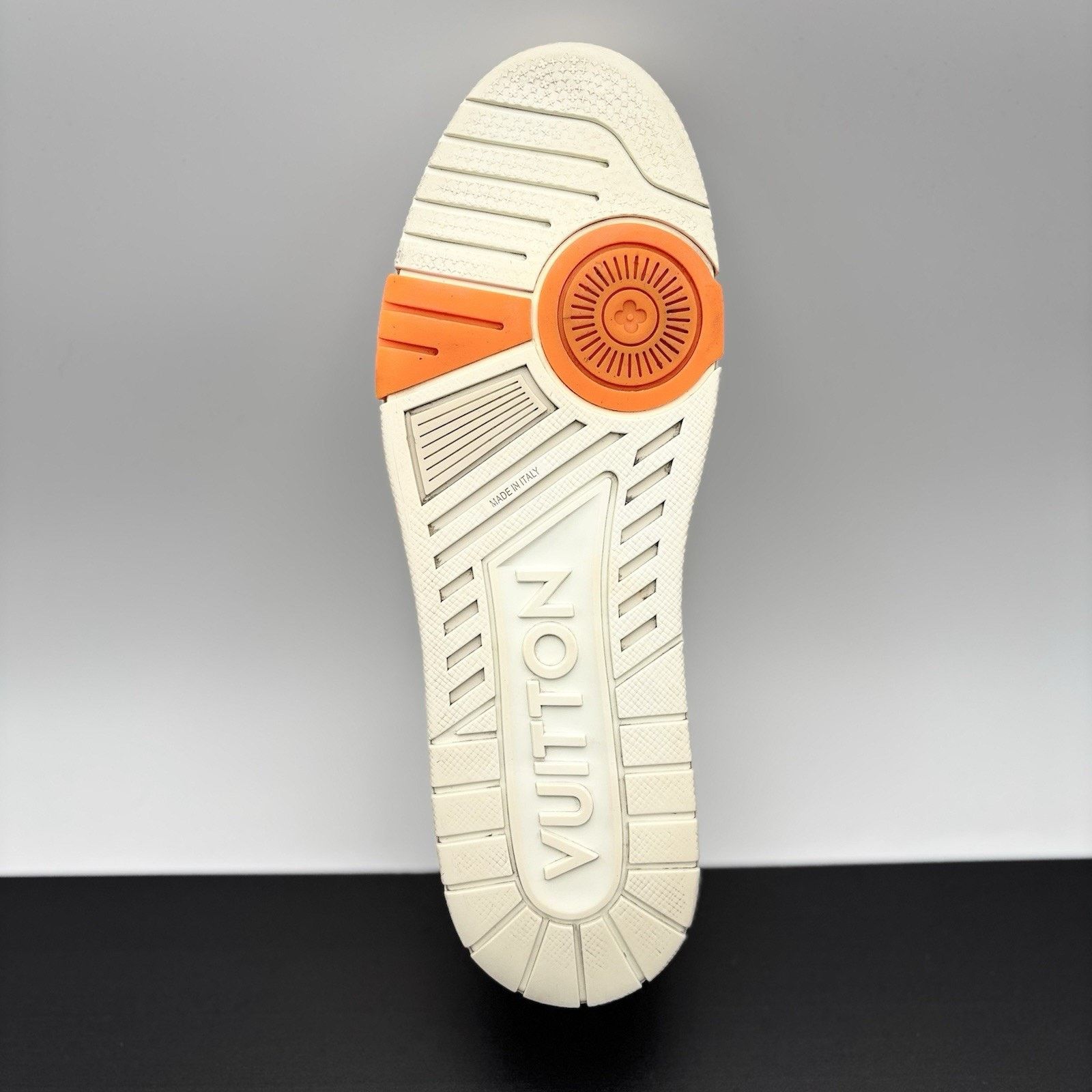 Louis Vuitton Louis Vuitton Trainer Low ' Metallic Silver Orange ' Size US 11.5 / EU 44-45 - 8 Thumbnail