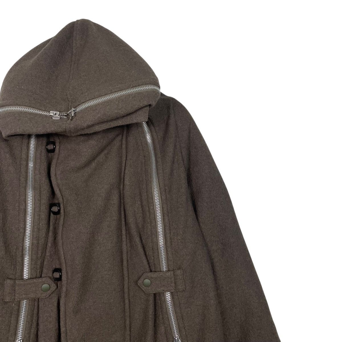 Final Home Final Home 90s Issey Miyake Multi Zipper Wool Parka Jacket Size US S / EU 44-46 / 1 - 5 Thumbnail