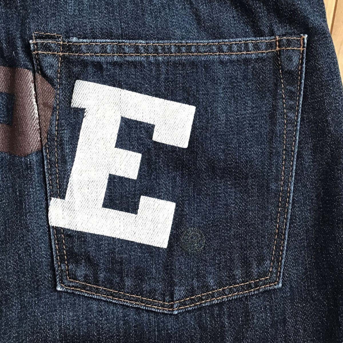 Bape Kagoshima limited color BAPE LOGO denim pants APE ★size M Size US 32 / EU 48 - 7 Thumbnail