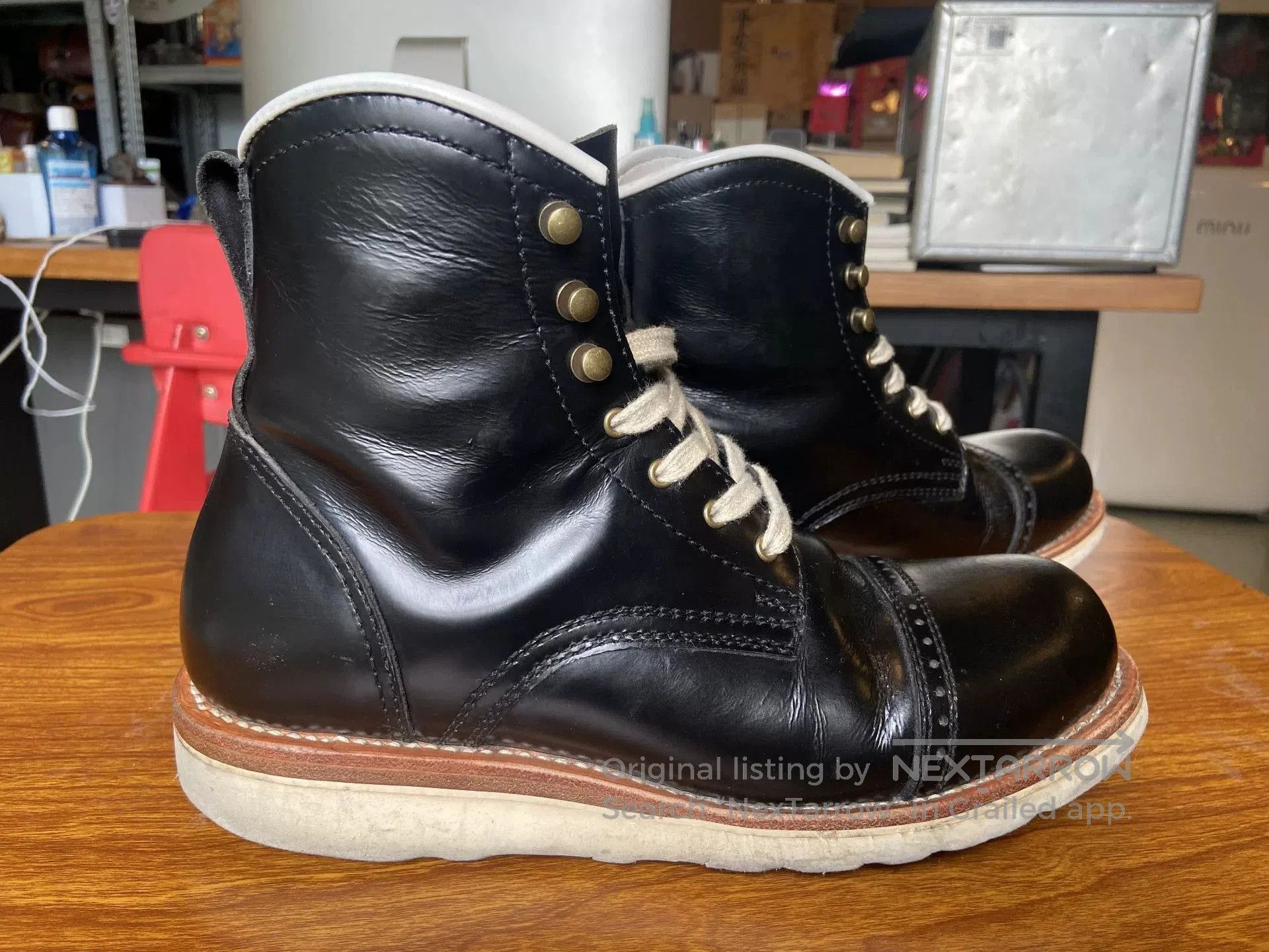 Greats Greats Handcrafted Black Combat Boots. Size US 7 / EU 40 - 2 Thumbnail