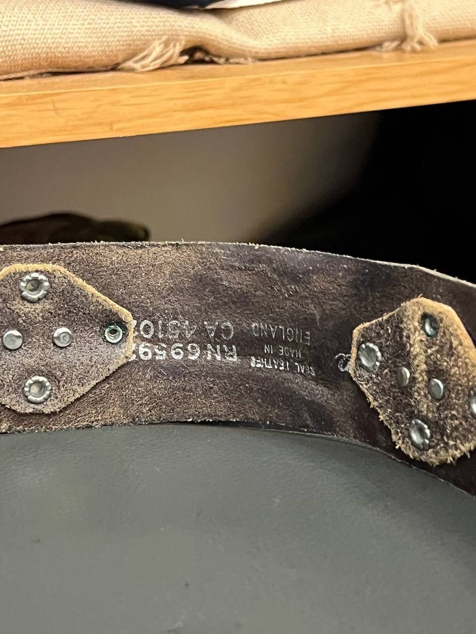 Other Vintage Y2k Diesel Style Leather Archival Belt Size ONE SIZE - 5 Thumbnail