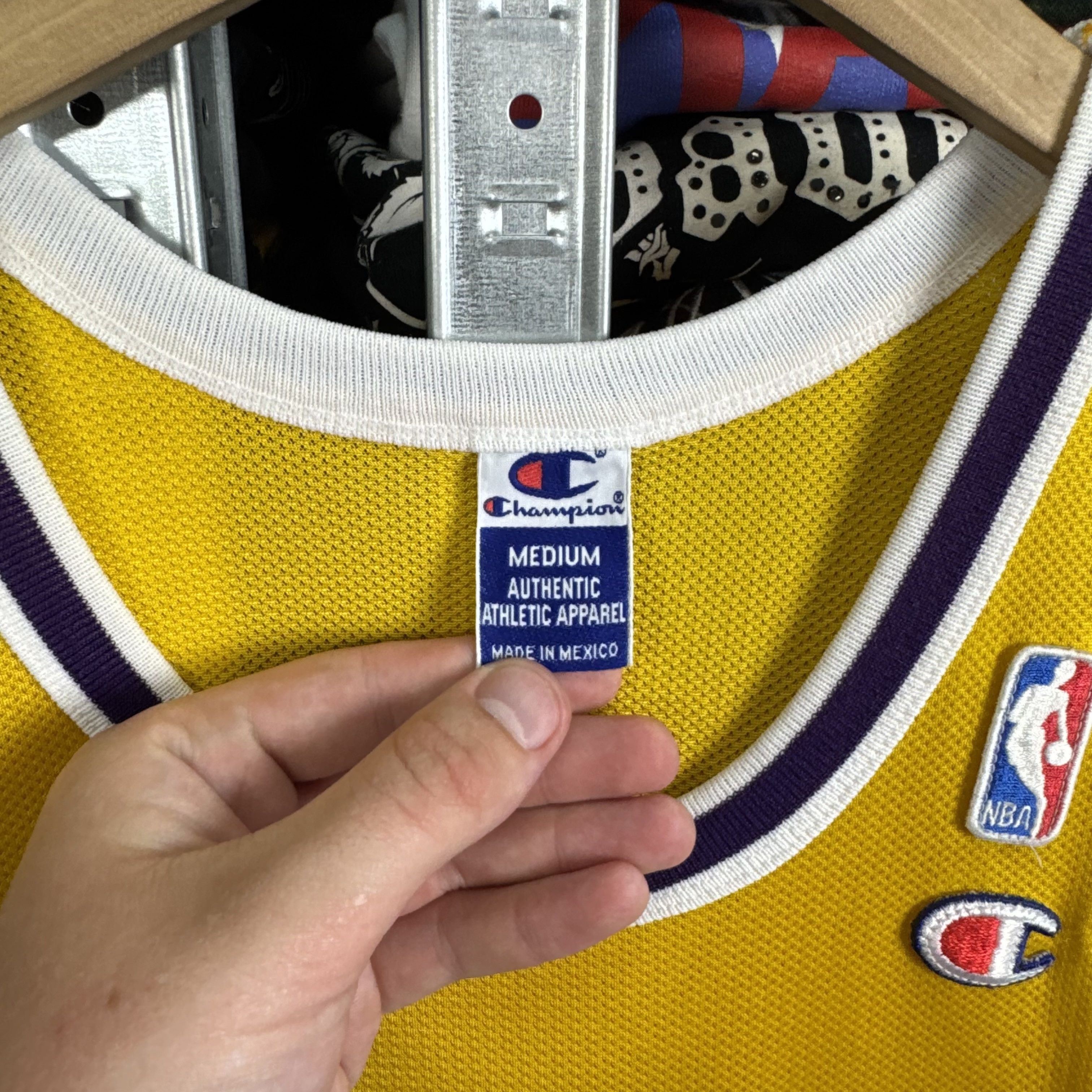 Champion × NBA × Vintage CHAMPION NBA LOS ANGELES LAKERS #73 DENNIS RODMAN JERSEY Size US M / EU 48-50 / 2 - 6 Thumbnail