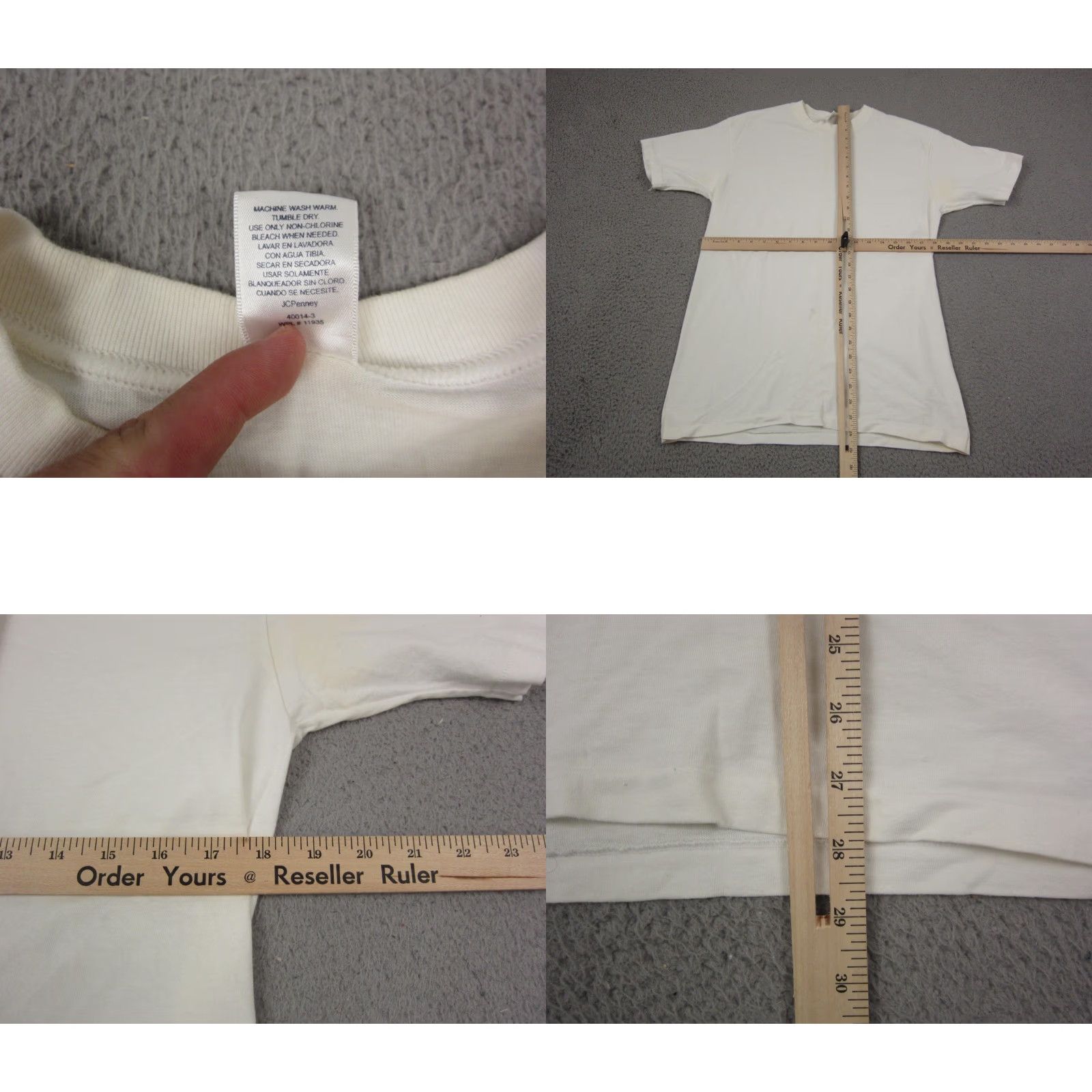 Stafford Vintage Stafford Shirt Mens L White 90s Cotton Knit Short Sleeve Crew Neck T-Shirt All Seasons Modern Casual Shirts Mens Size US L / EU 52-54 / 3 - 8 Thumbnail
